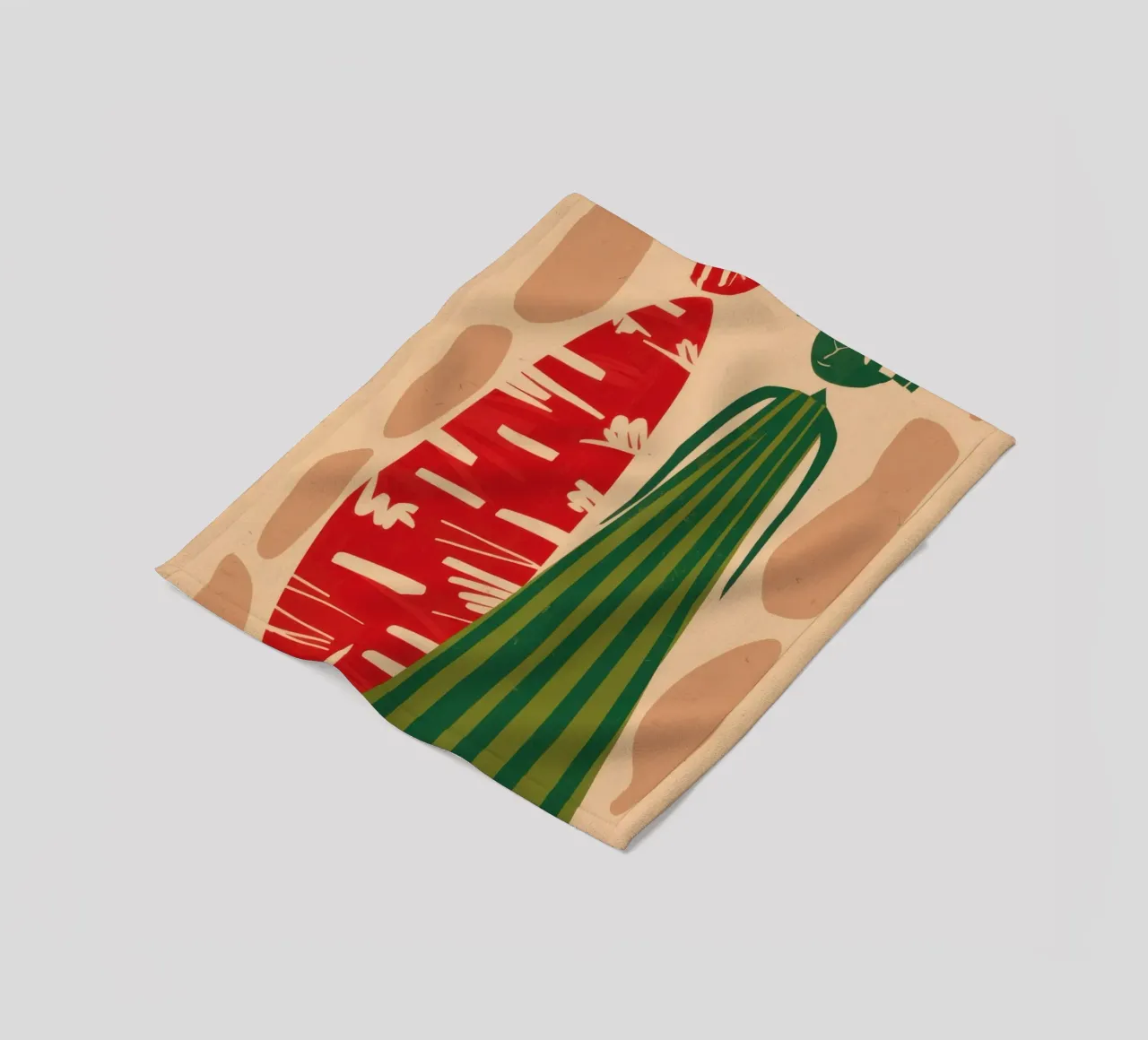 Abstract Patterned Pair fleece blanket by Reds Jays