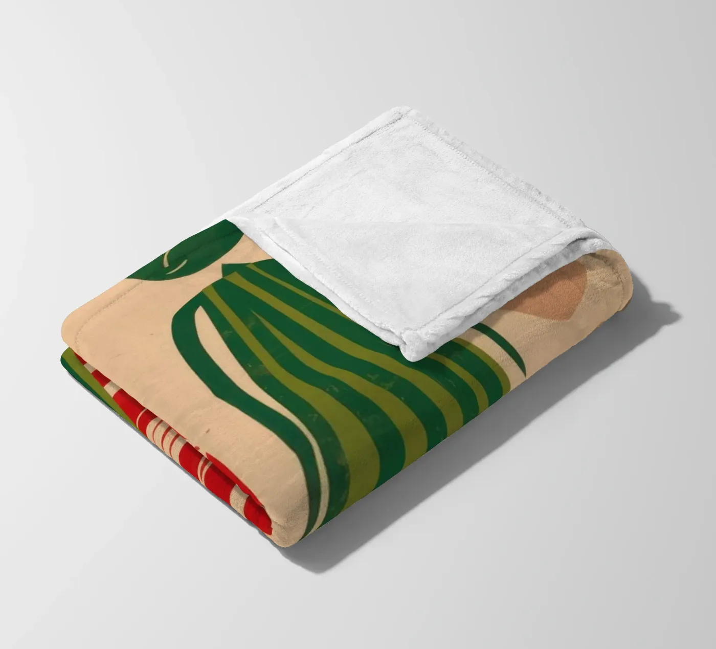 Abstract Patterned Pair plaid polaire de Reds Jays