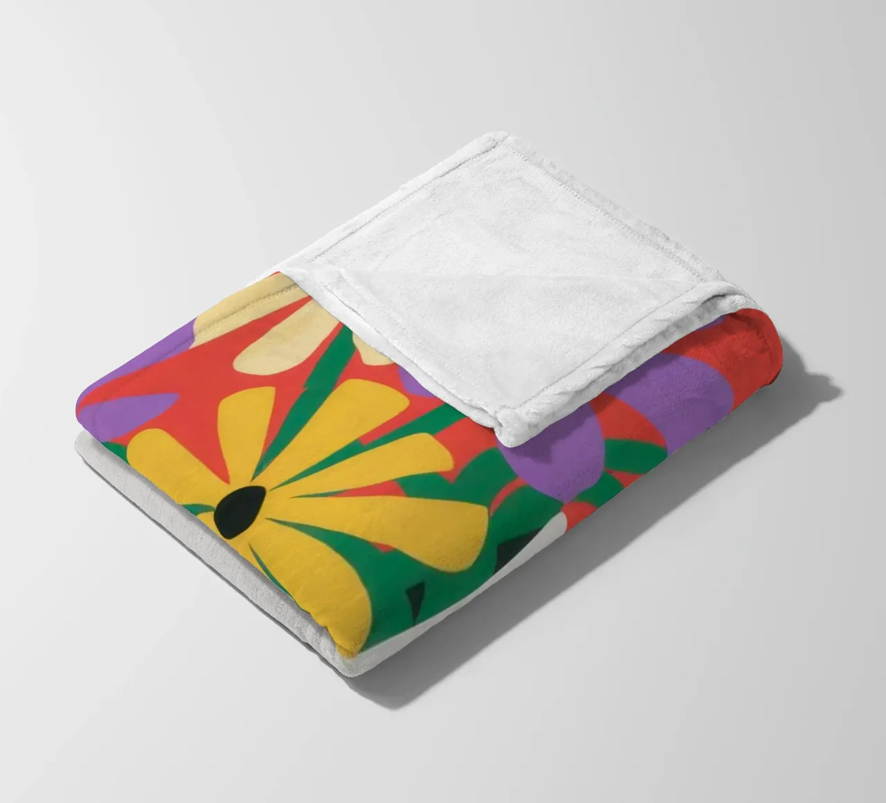 Medley di fiori del folclore coperta in pile da Monuments Fire