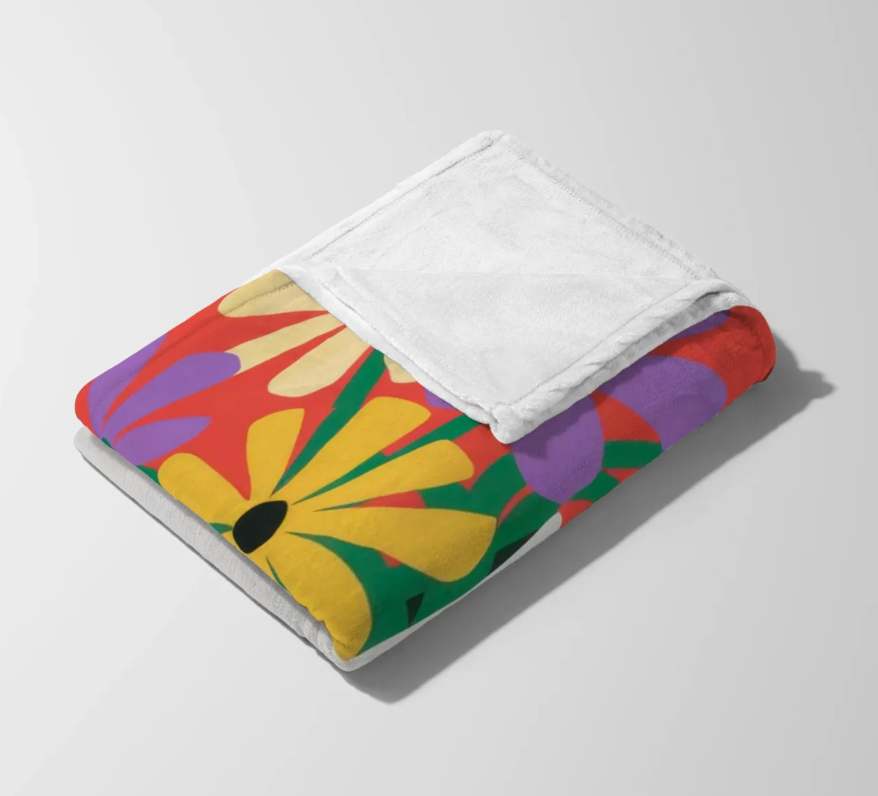 Medley di fiori del folclore coperta in pile da Monuments Fire