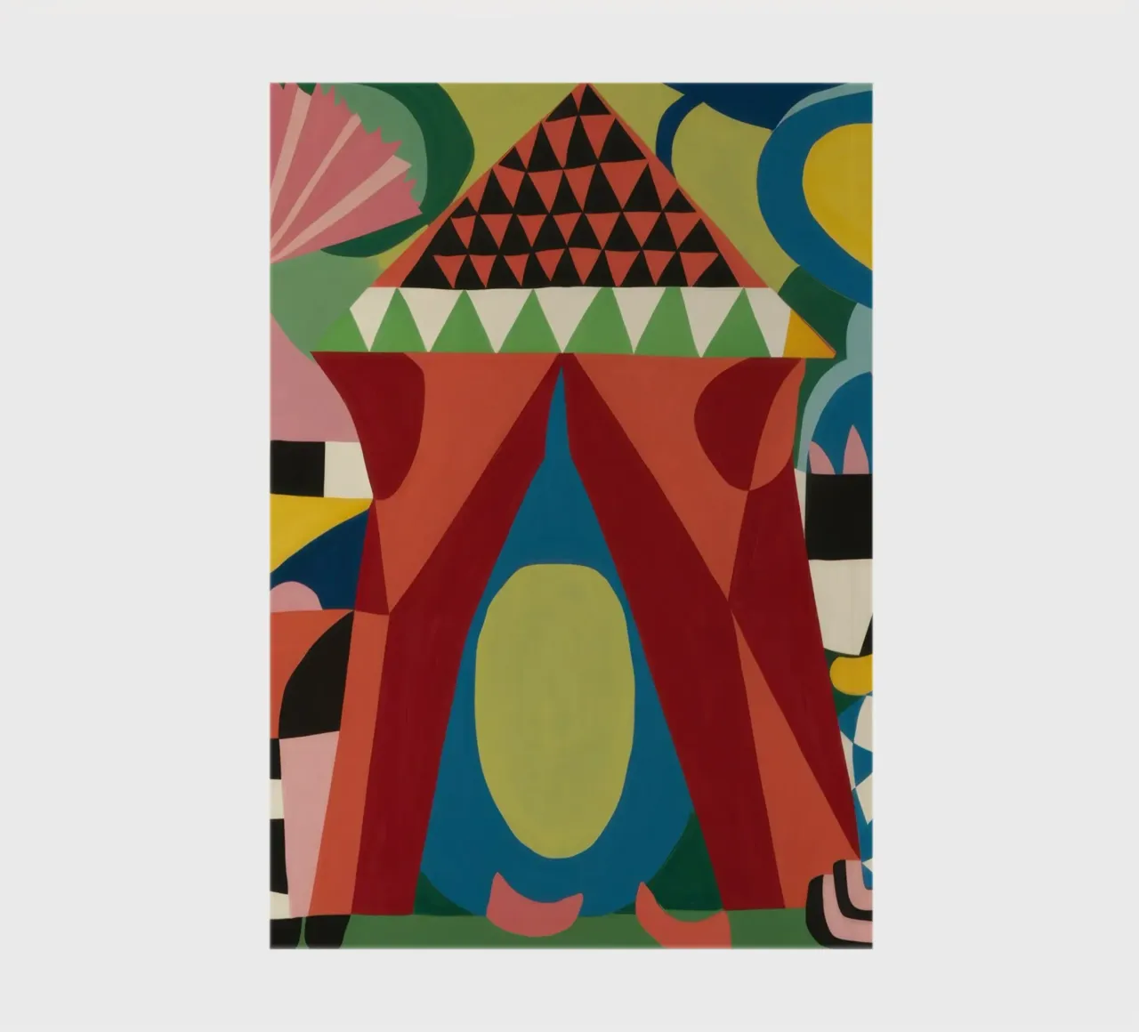 Cubist's Checkered Stillness notebook by Rain Balance