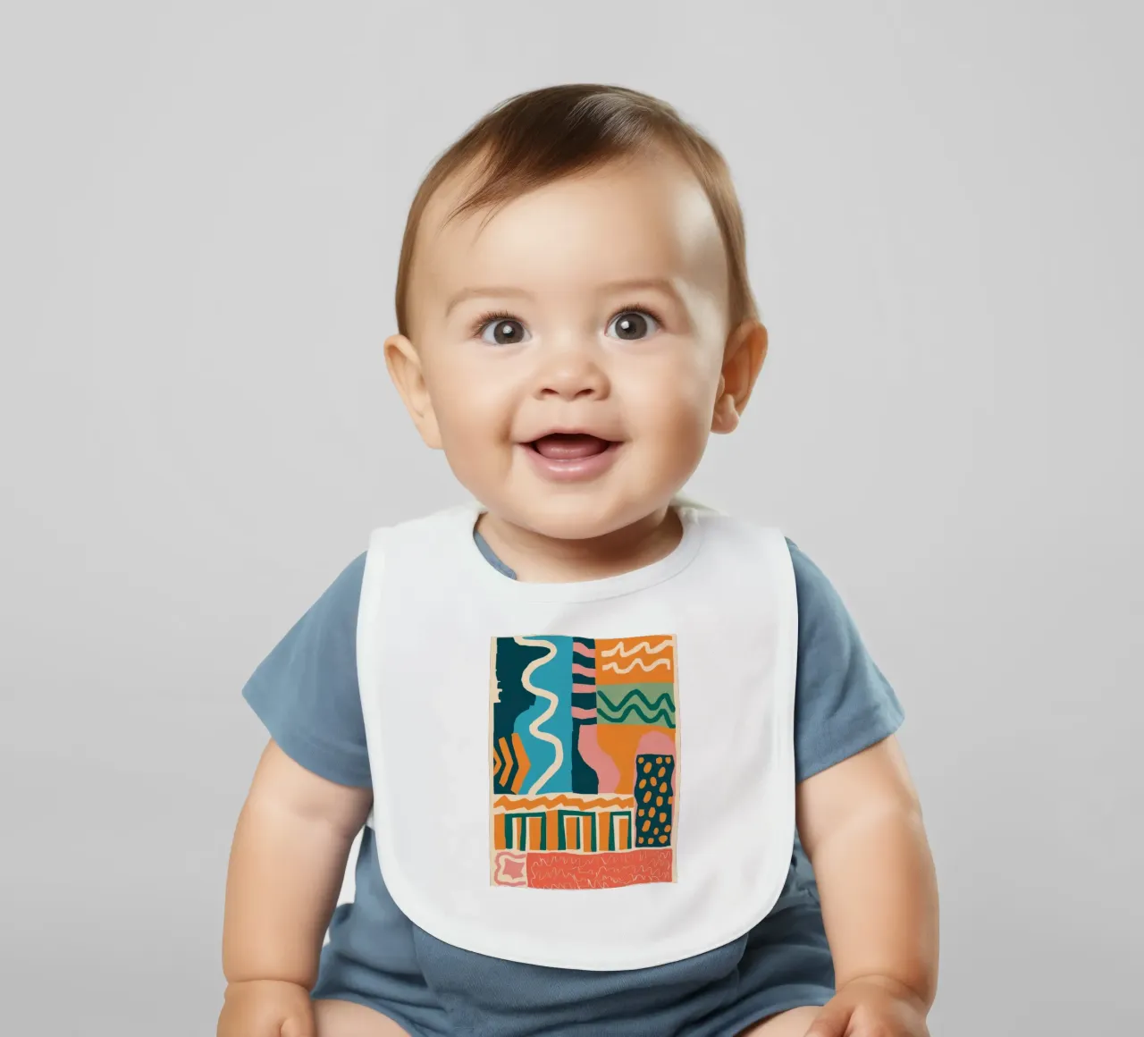 Cascata di forme ritmiche bavaglino da Monuments Fire