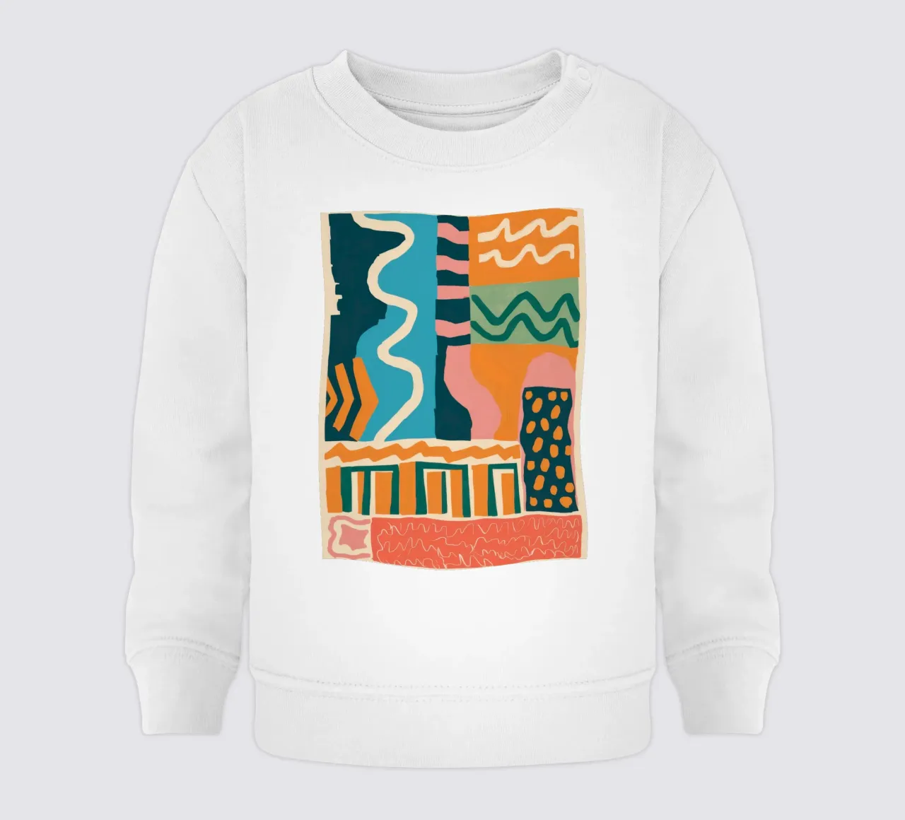 Cascata di forme ritmiche felpa neonato da Monuments Fire