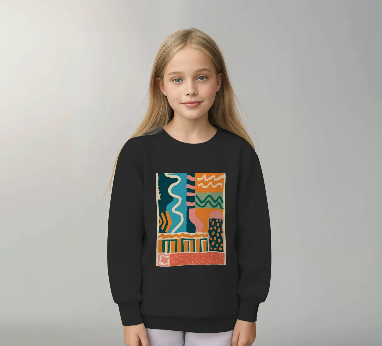 Cascata di forme ritmiche felpa bambino da Monuments Fire