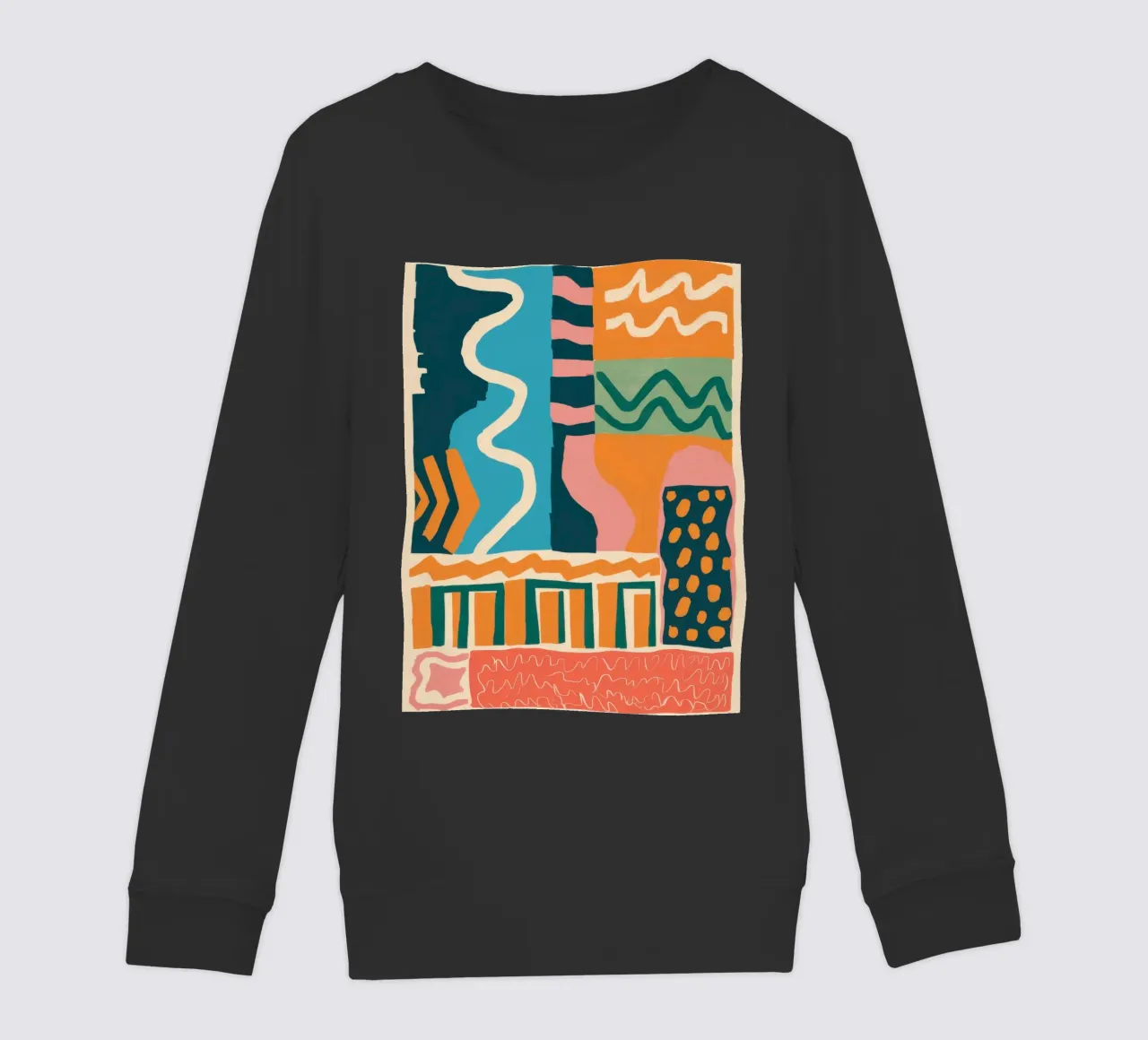 Cascata di forme ritmiche felpa bambino da Monuments Fire