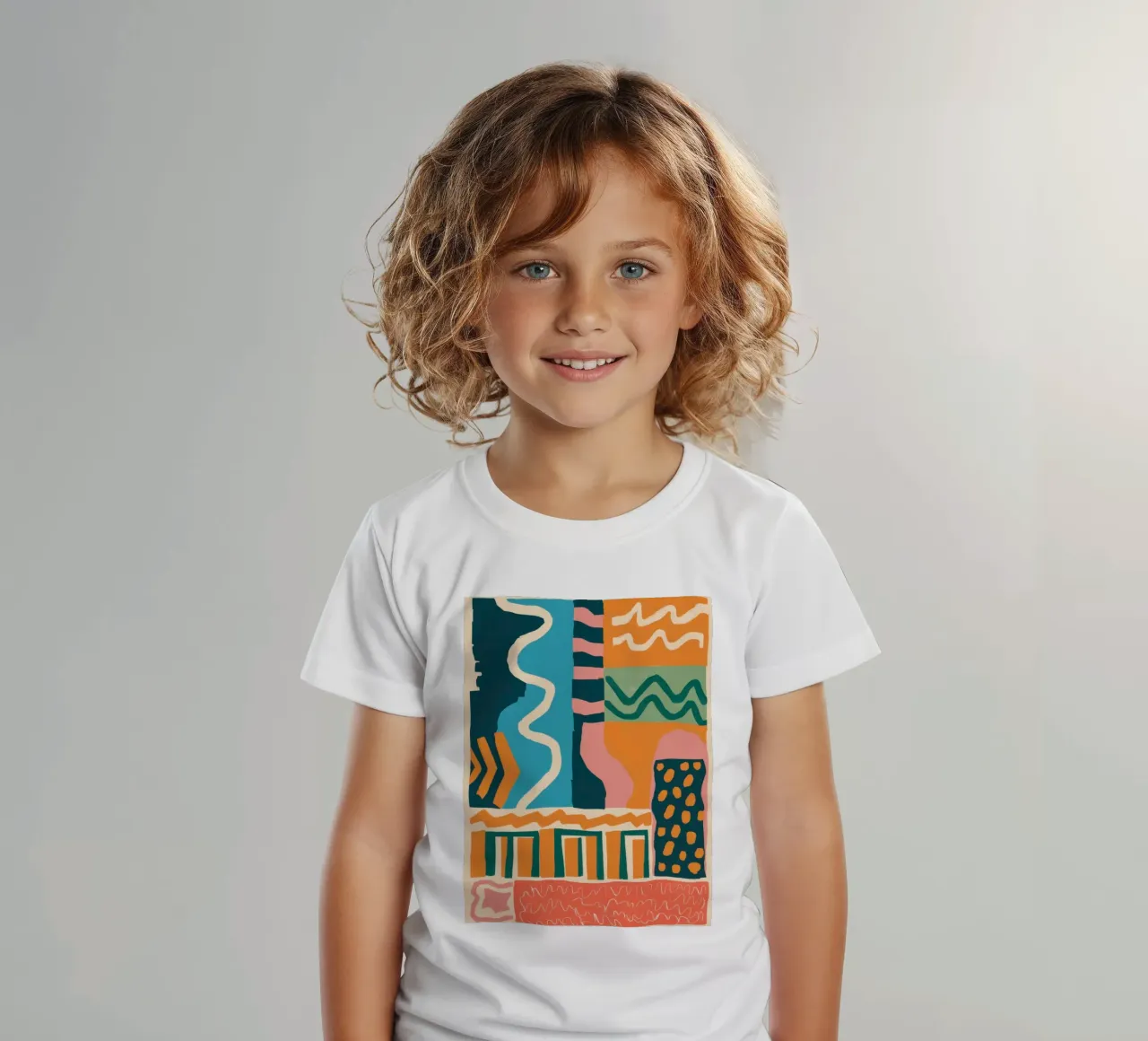 Rhythmic Shape Cascade t-shirt bambini da Monuments Fire