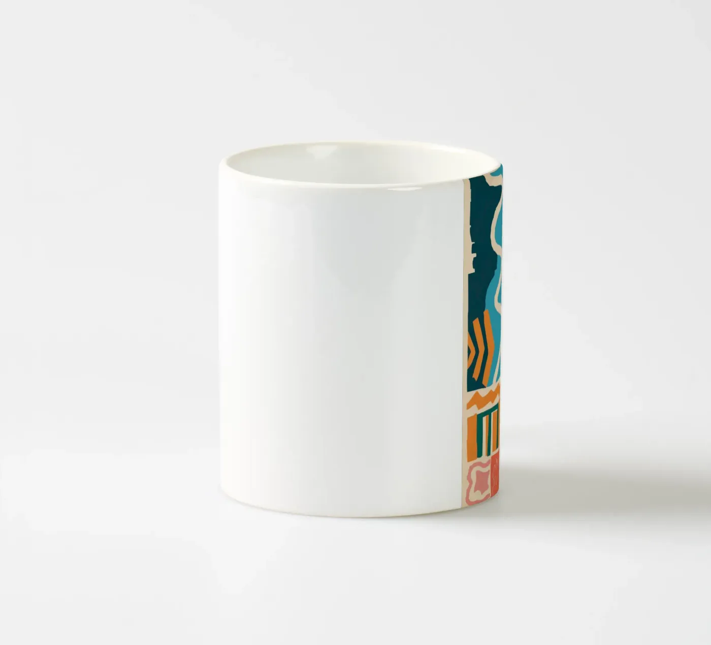Rhythmic Shape Cascade ceramic mug by Monuments Fire