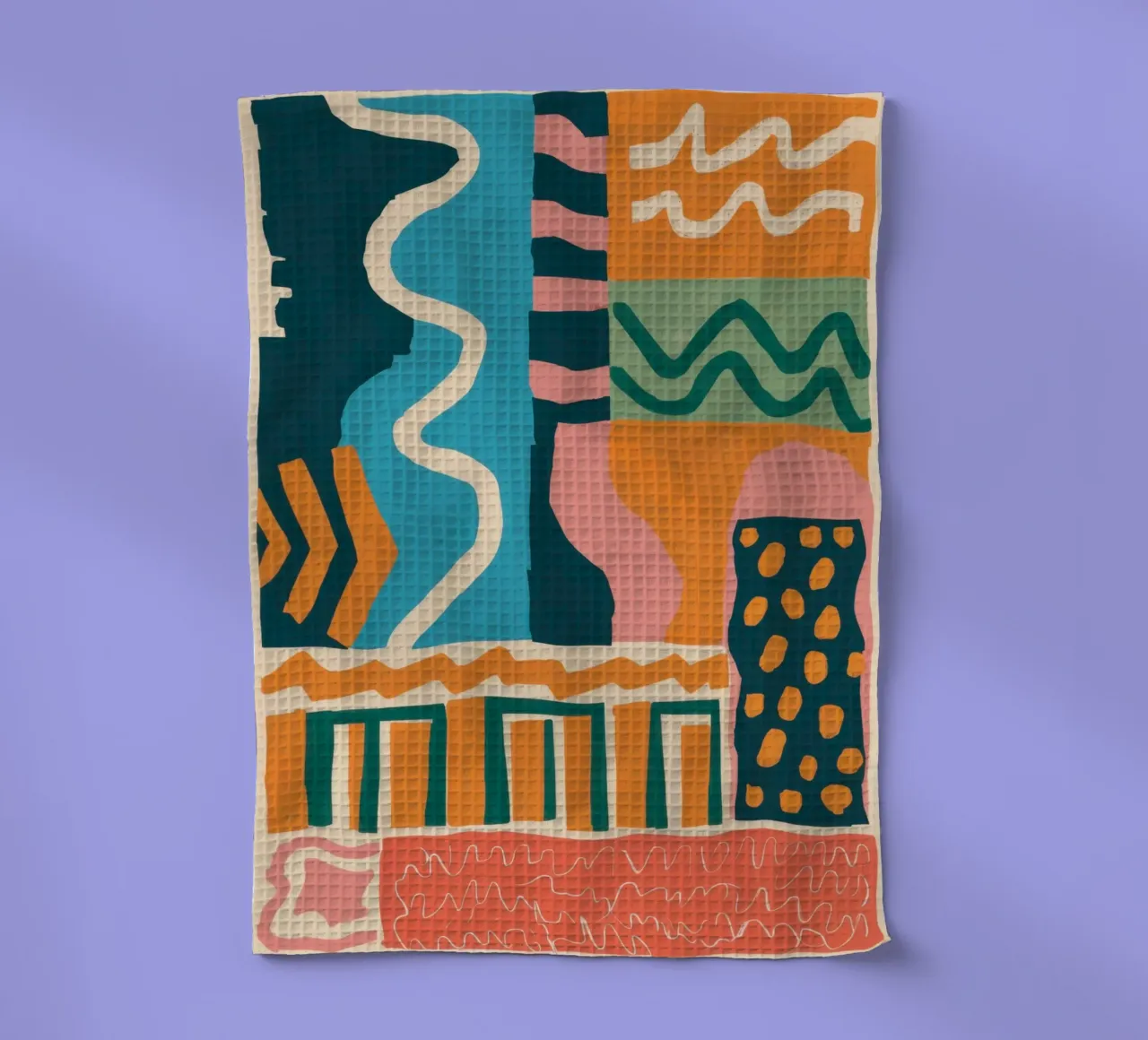 Cascata di forme ritmiche canovaccio da cucina da Monuments Fire