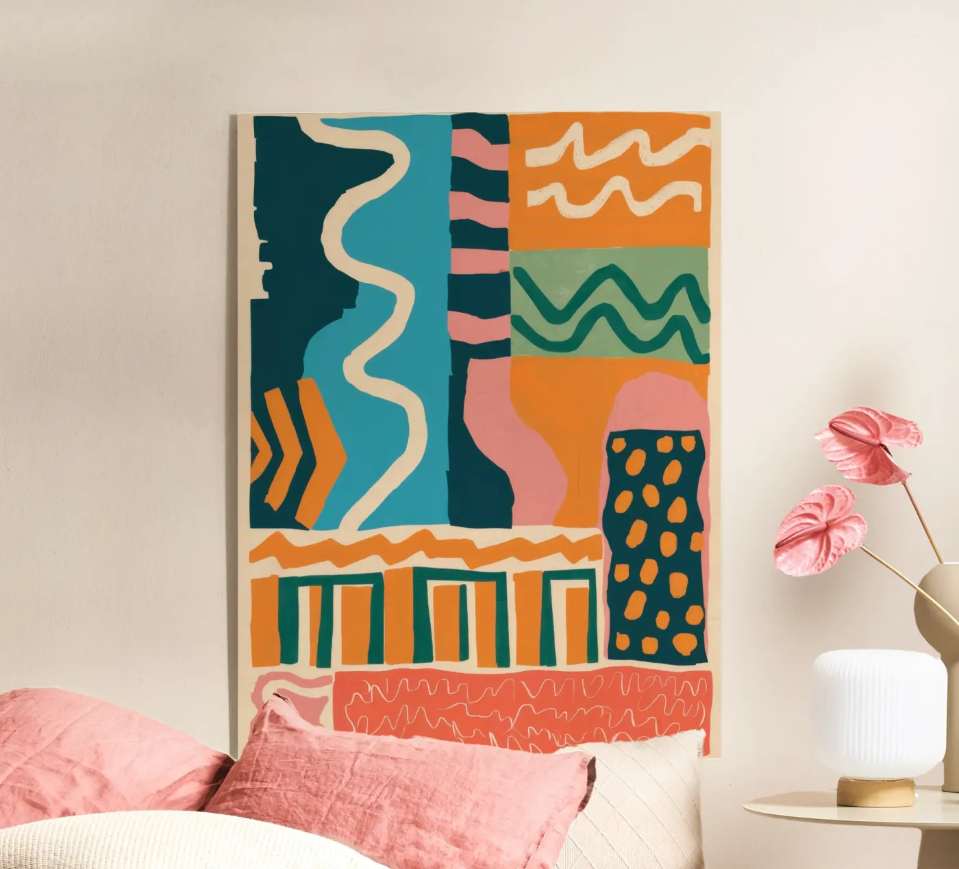 Cascata di forme ritmiche plexiglass da Monuments Fire