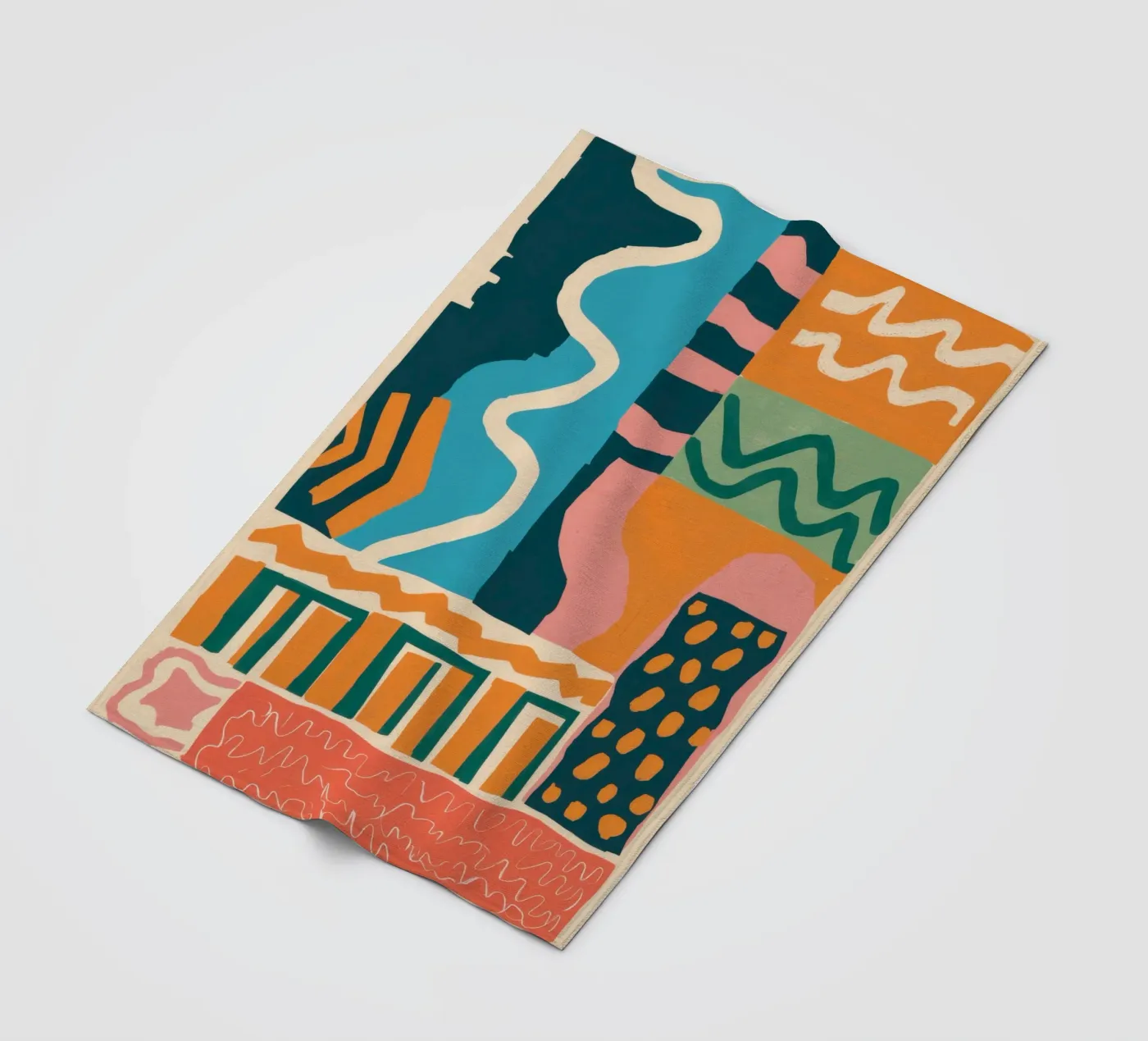 Rhythmic Shape Cascade coperta in pile da Monuments Fire