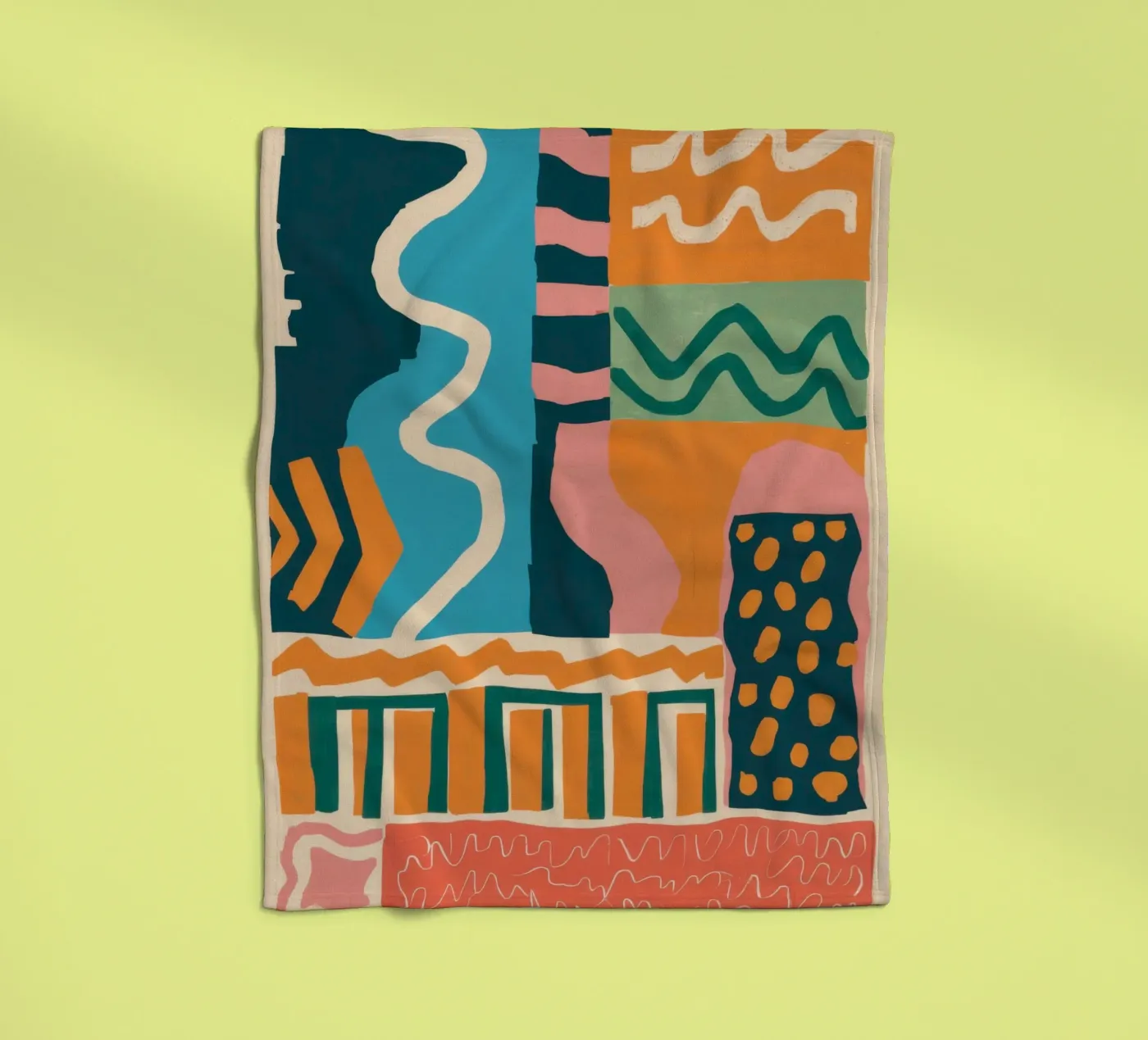 Rhythmic Shape Cascade coperta in pile da Monuments Fire