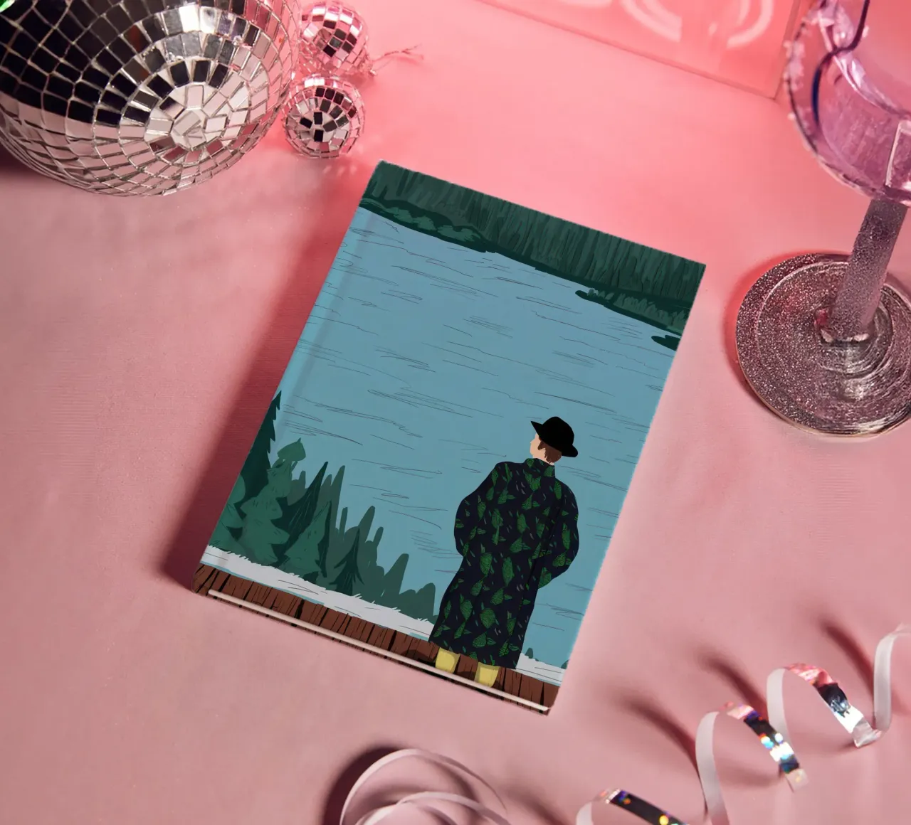 Lakeside Serenity Gaze notebook by Giant Foxs