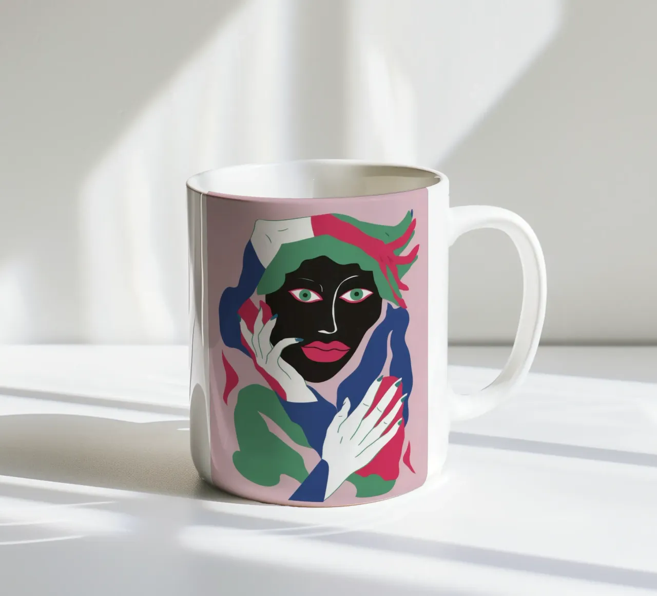 Onde Verdant Visage tazza in ceramica da Reds Jays