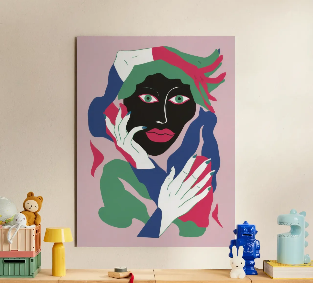 Verdant Visage Waves forex plate by Reds Jays