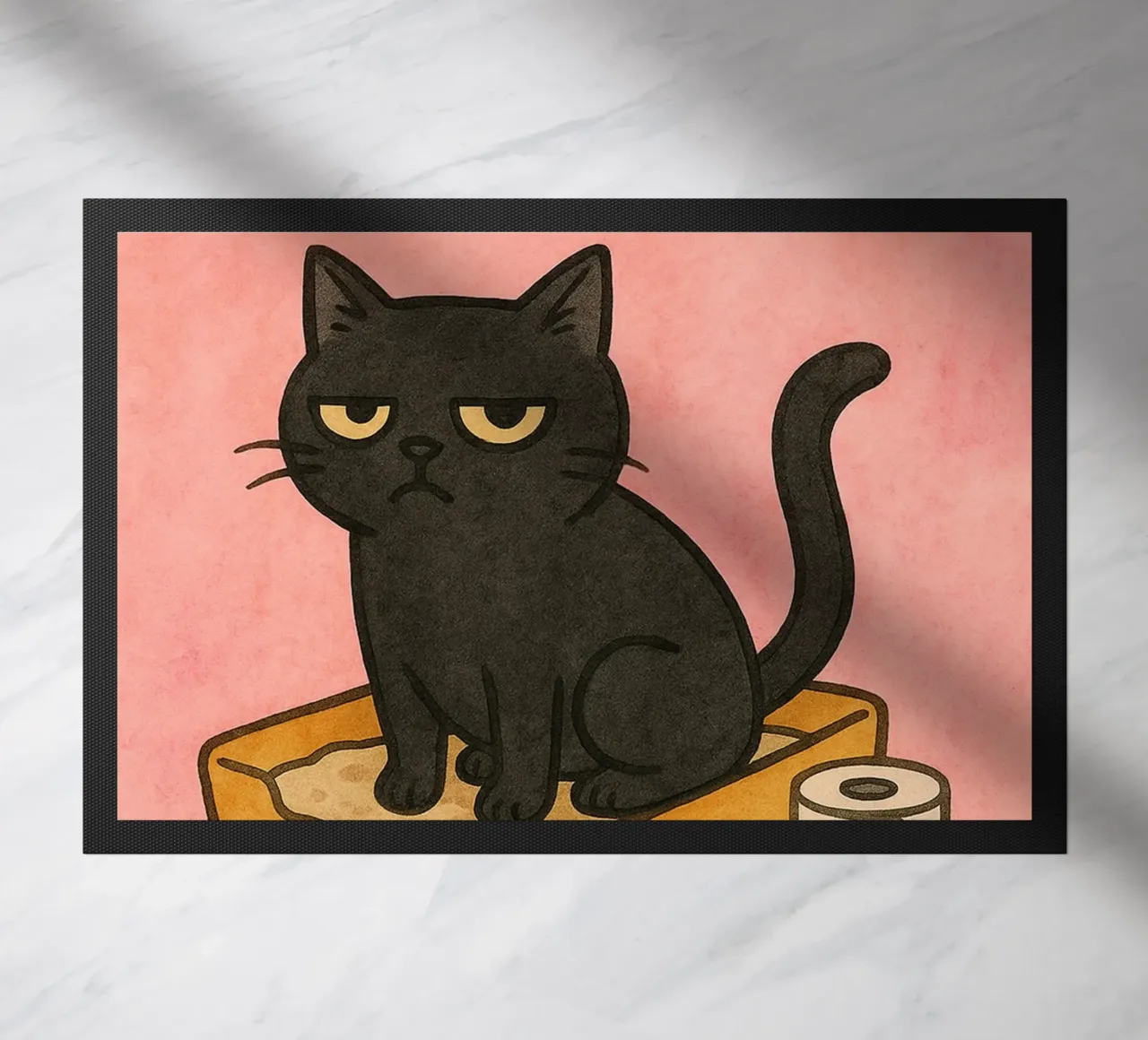 gatto divertente devi andare zerbino da Mirage