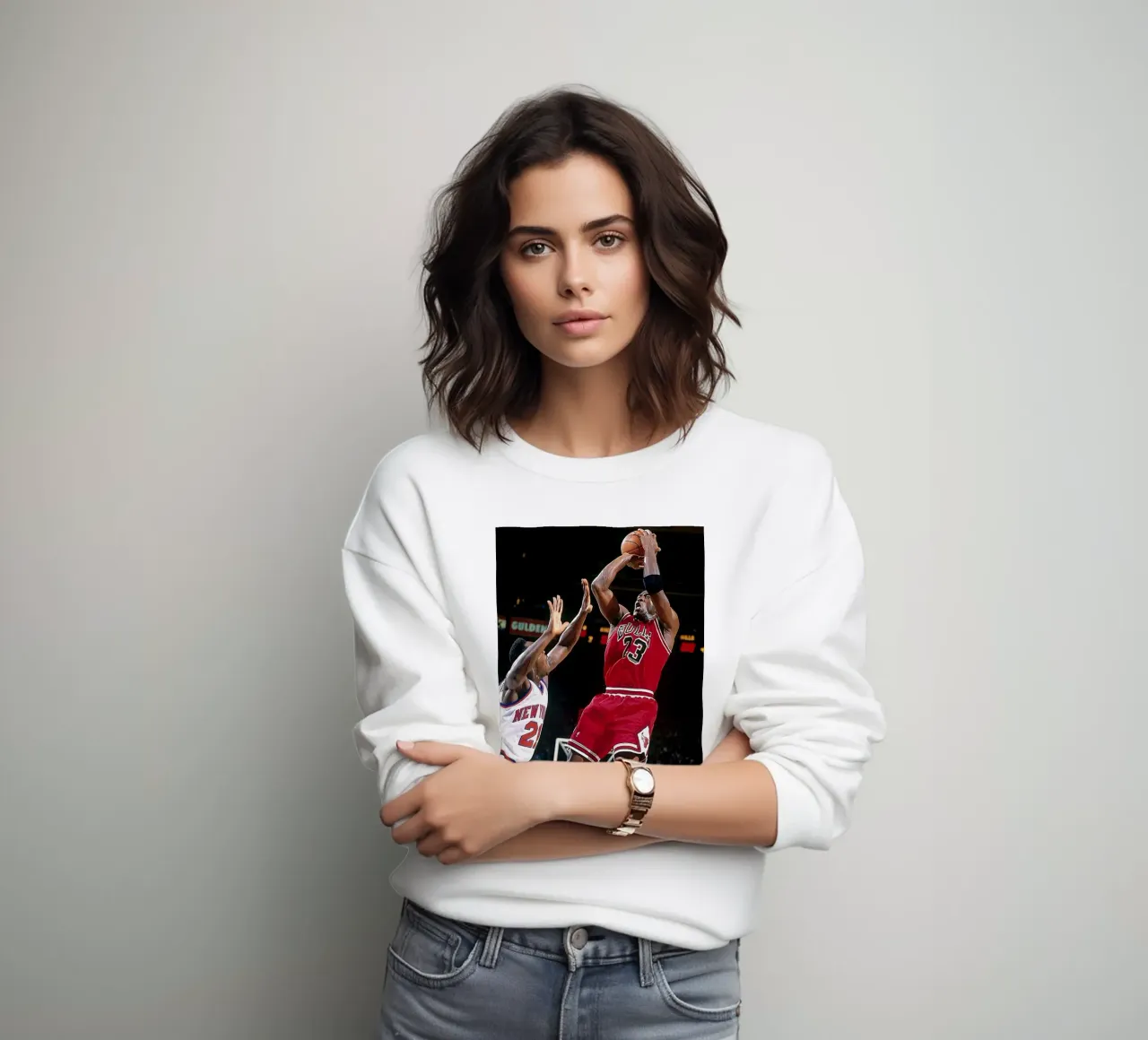 Bulls 23 Slam Dunks felpa da FAKE ARTWORK STORE