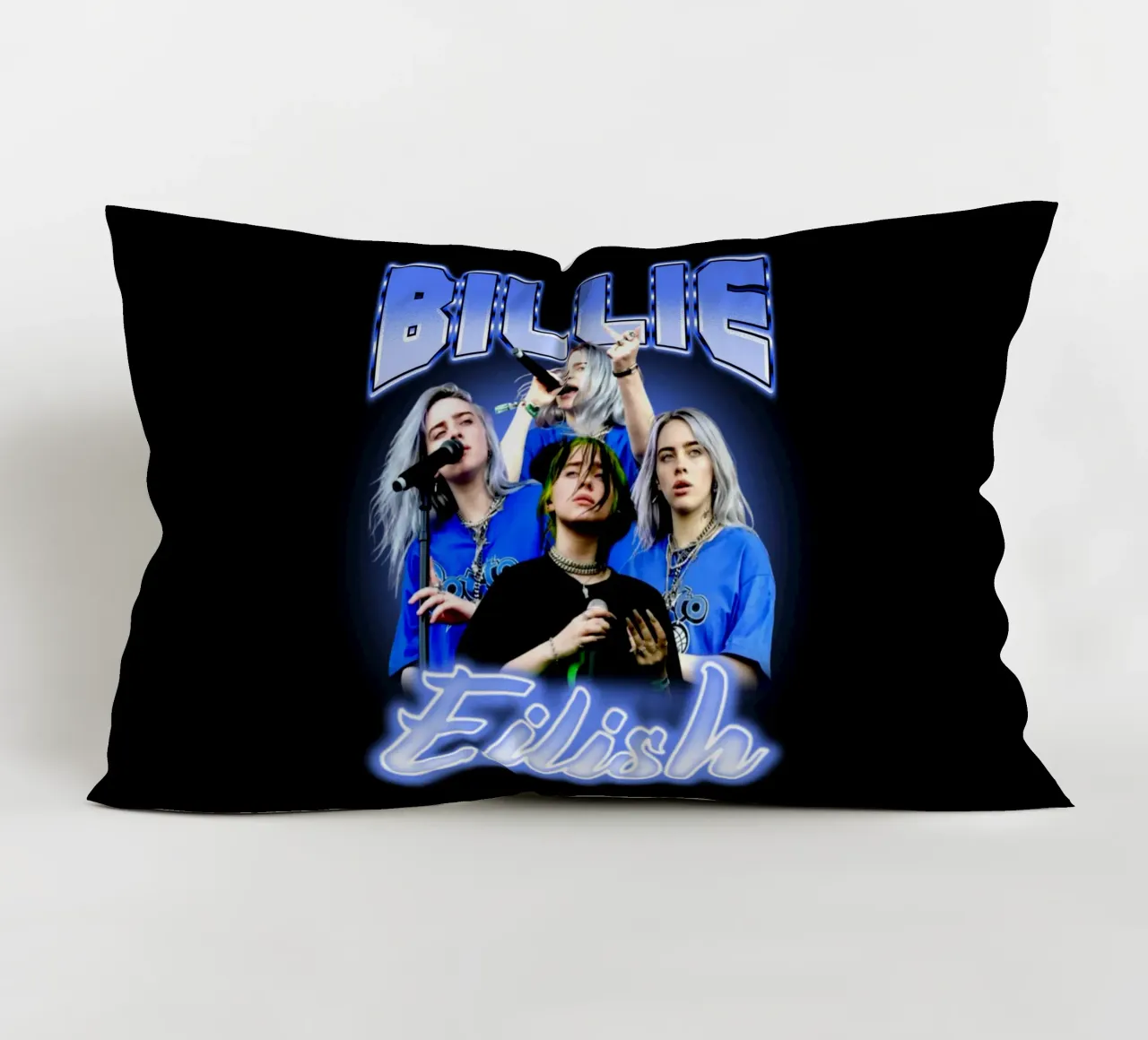 Bootleg vintage di Billie Eilish cuscino da https://www.juniqe.com/uk/shop/Henndraws