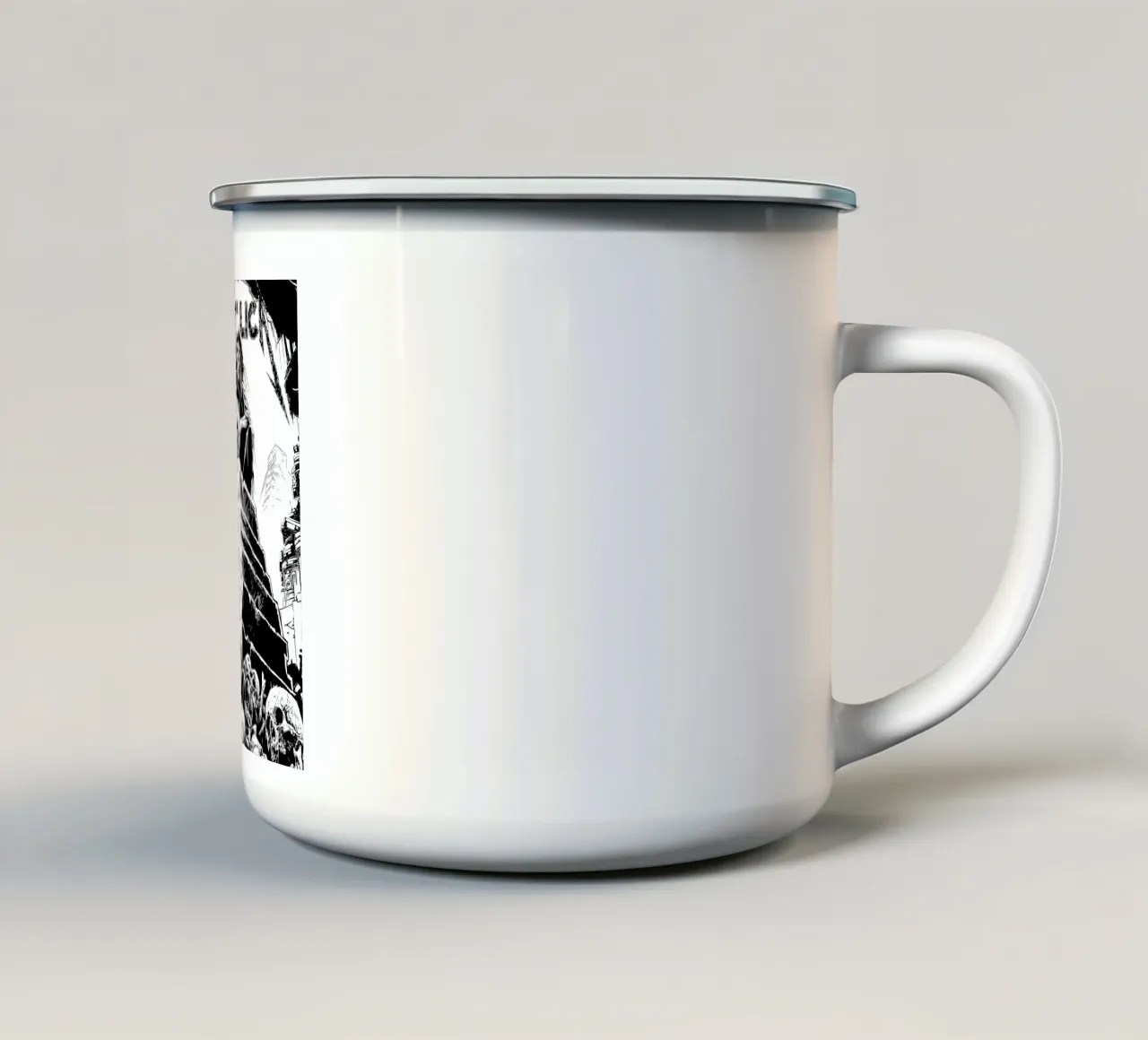 Metallichead 1 tazza in smalto da music soul