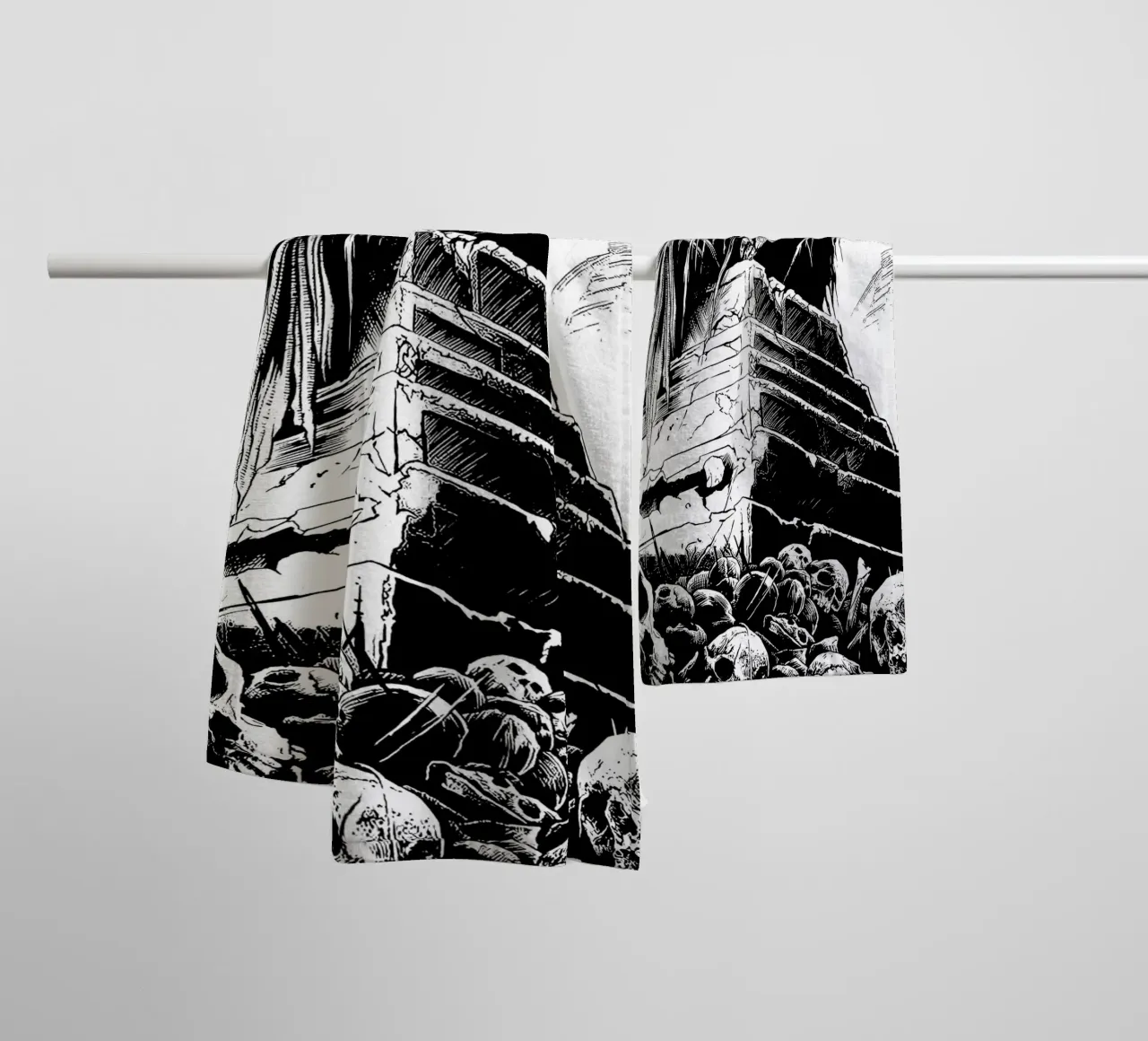 Metallichead 1 asciugamano da bagno da music soul