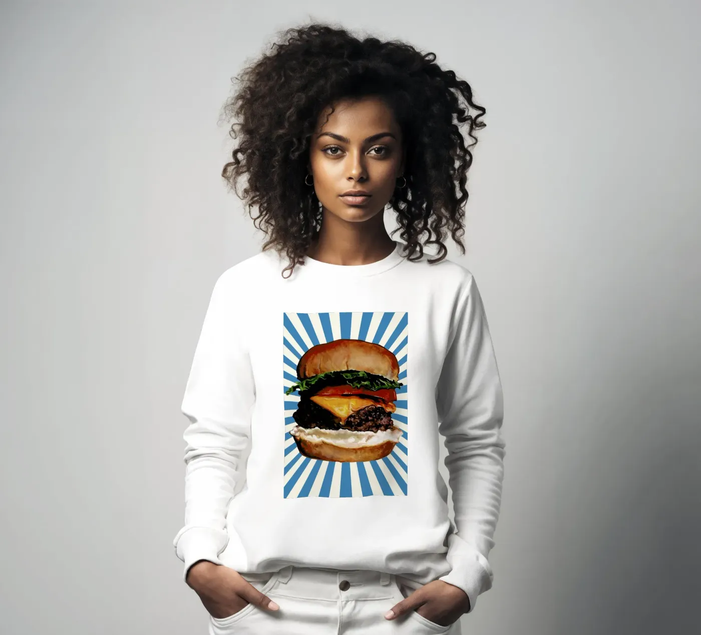 Cheeseburger felpa da Kelly Gilleran