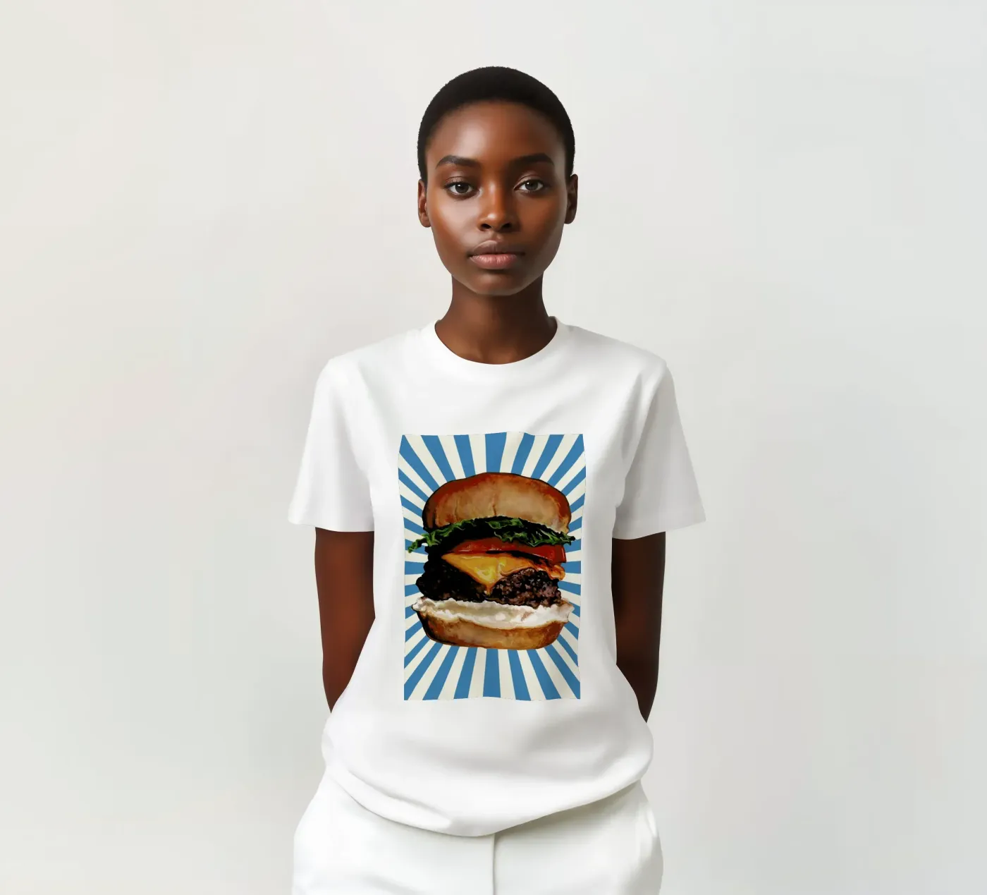 Cheeseburger t-shirt da Kelly Gilleran