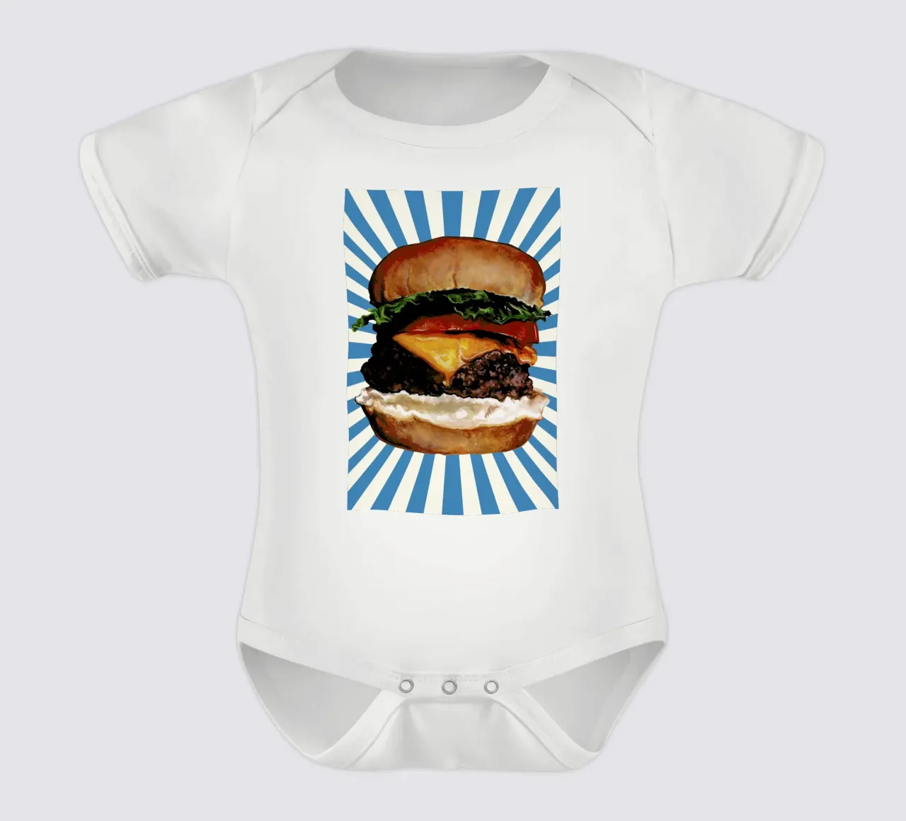 Cheeseburger body bébé de Kelly Gilleran