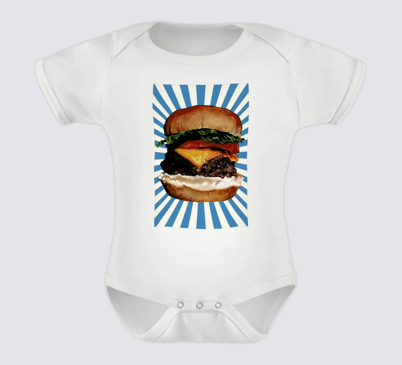 Cheeseburger body bébé de Kelly Gilleran