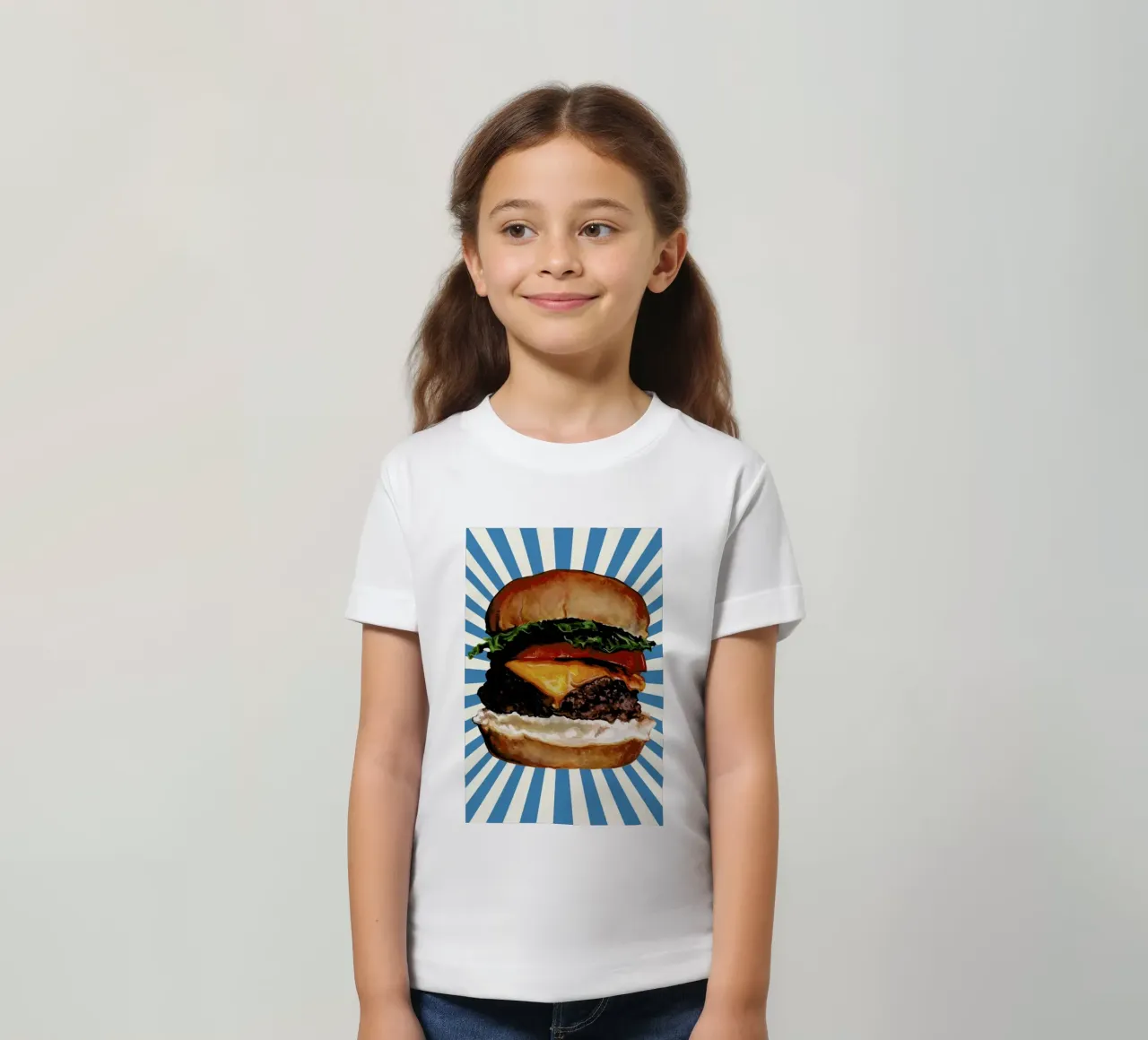 Cheeseburger t-shirt bambini da Kelly Gilleran