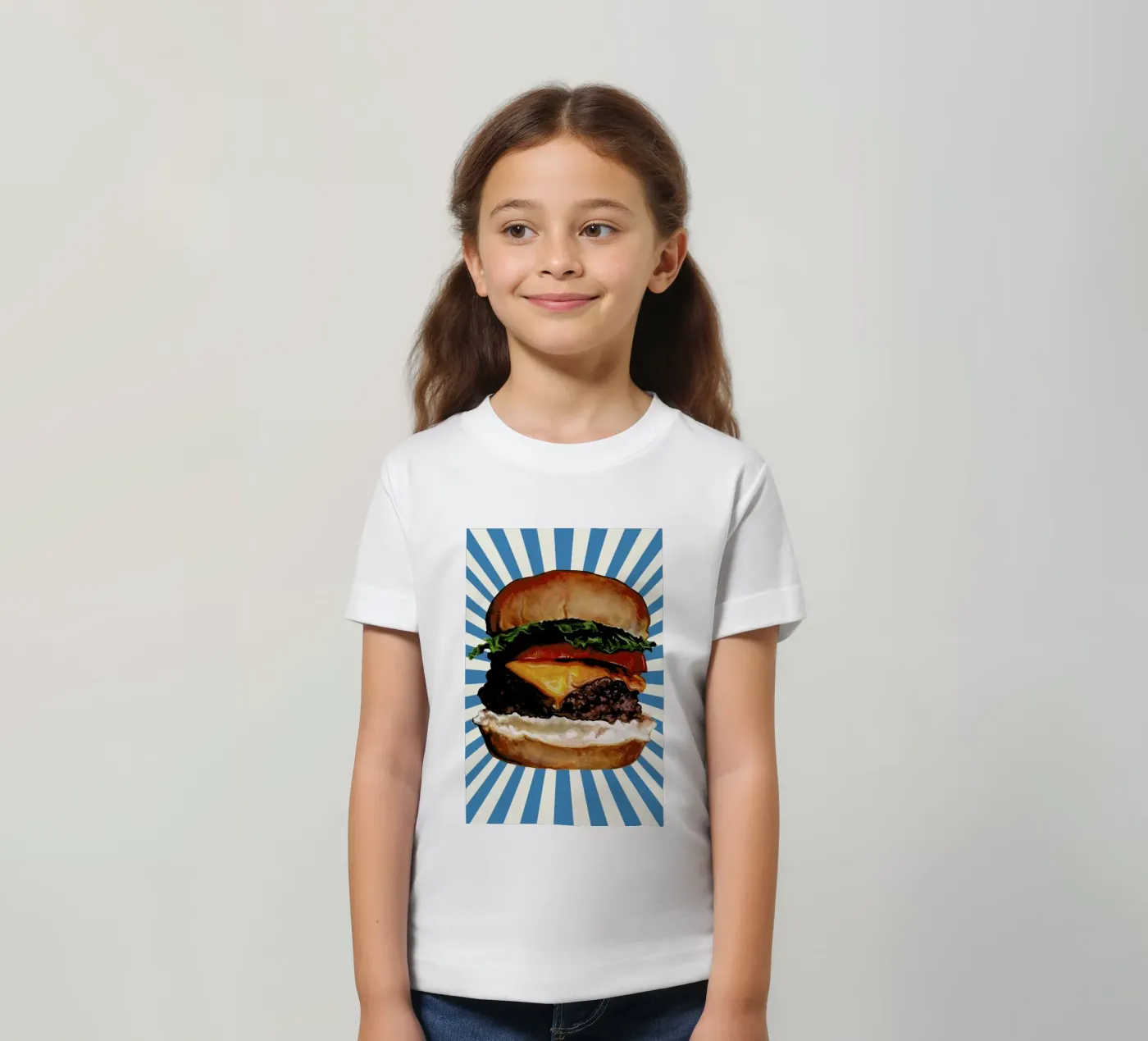 Cheeseburger t-shirt bambini da Kelly Gilleran