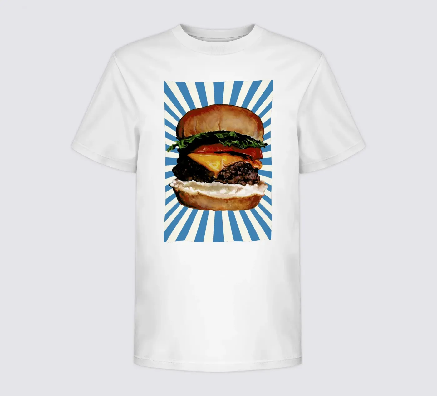 Cheeseburger kinder t-shirt van Kelly Gilleran