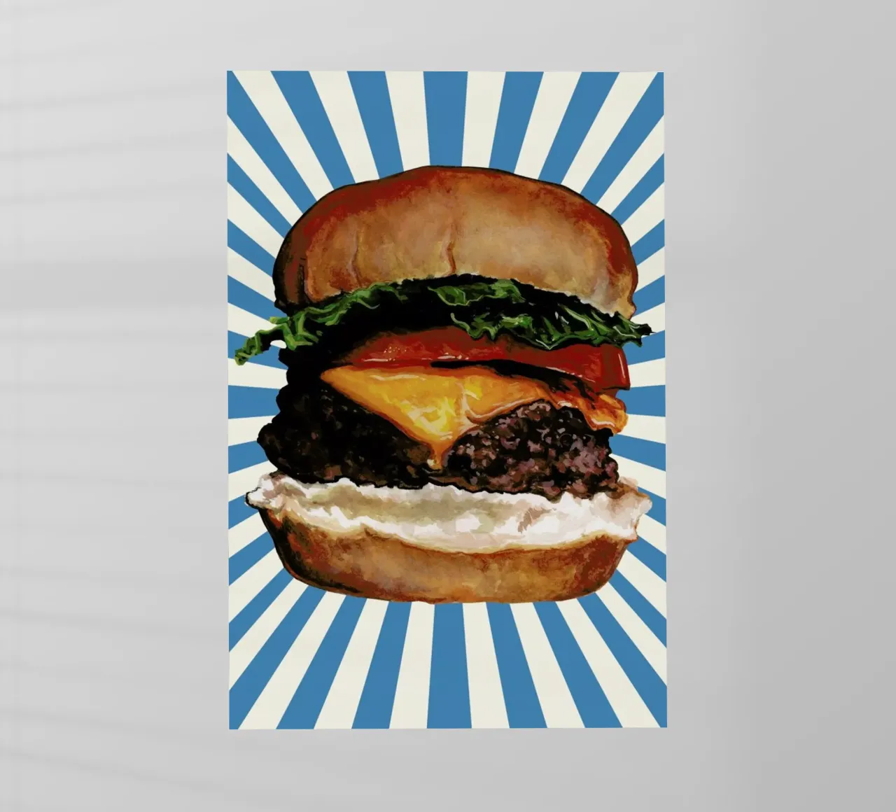 Cheeseburger pellicola backlit da Kelly Gilleran