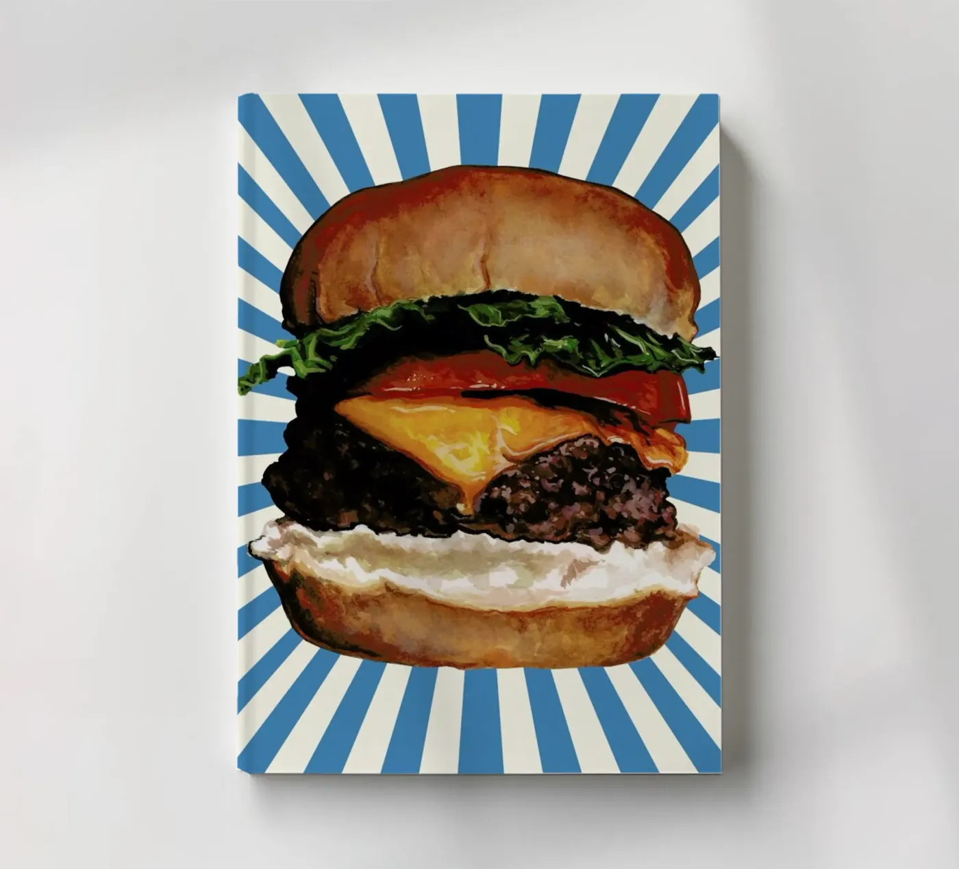 Cheeseburger notebook by Kelly Gilleran