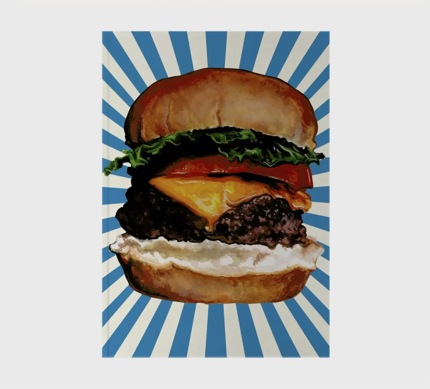 Cheeseburger notebook by Kelly Gilleran