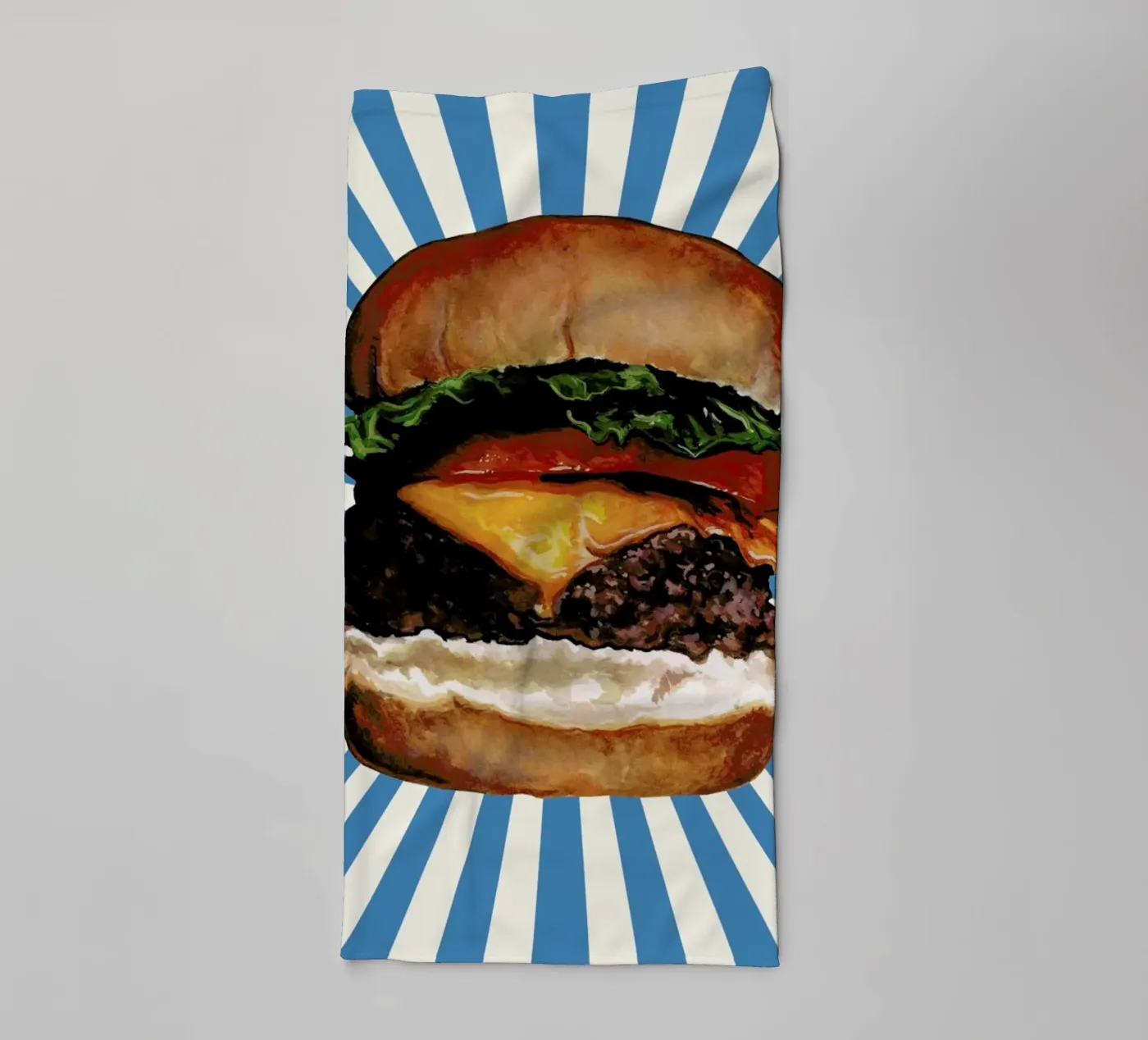 Cheeseburger badhanddoek van Kelly Gilleran