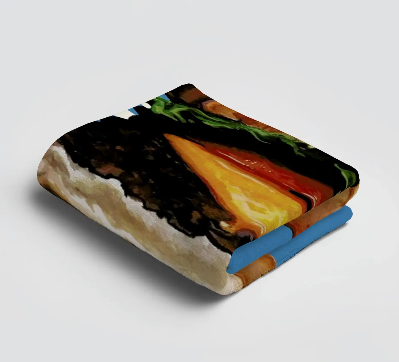Cheeseburger badhanddoek van Kelly Gilleran