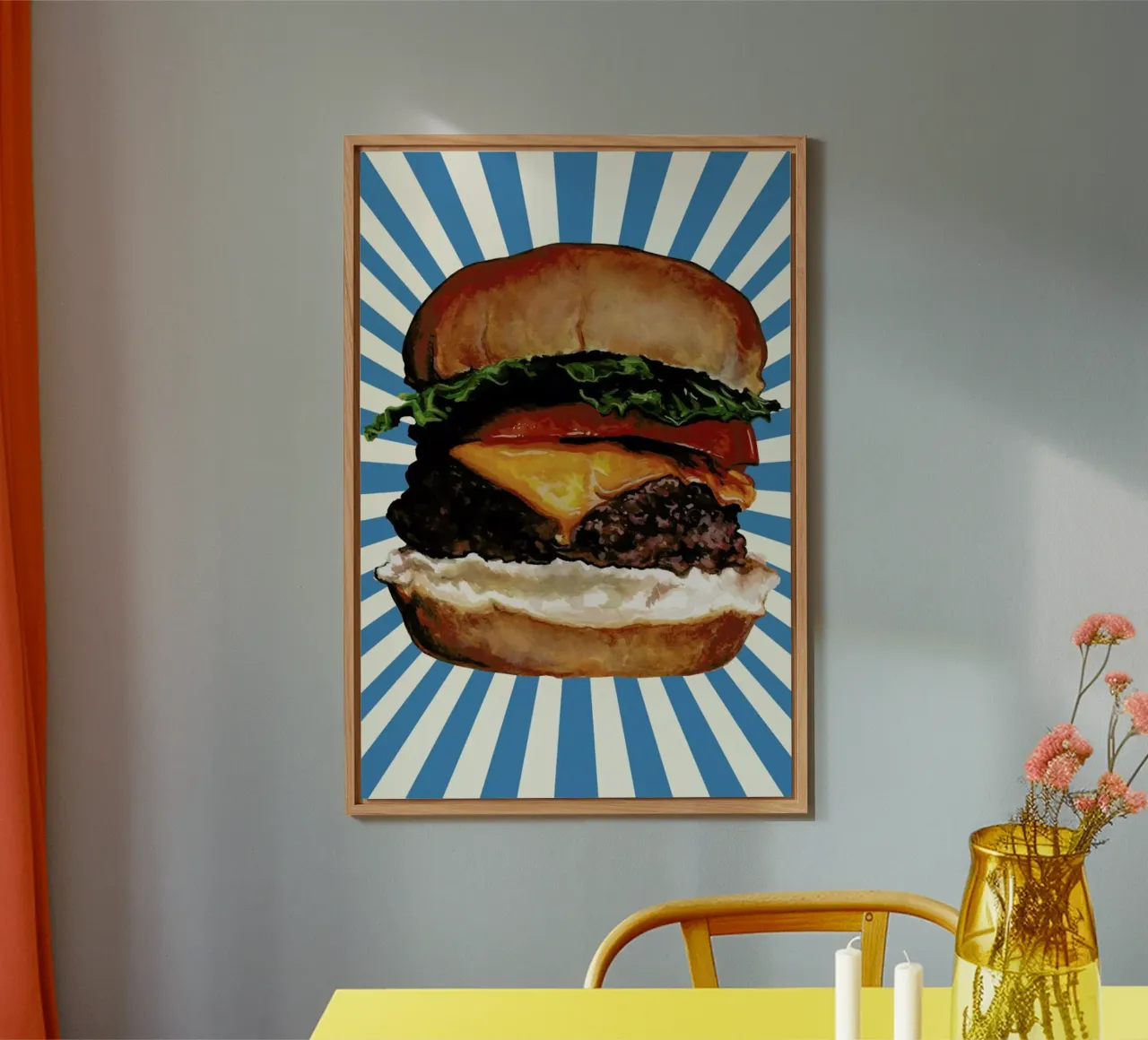 Cheeseburger forex plate by Kelly Gilleran
