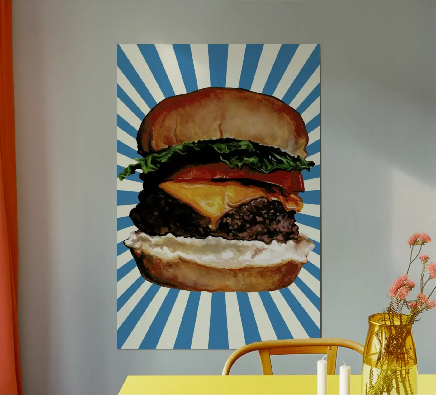 Cheeseburger poster van Kelly Gilleran