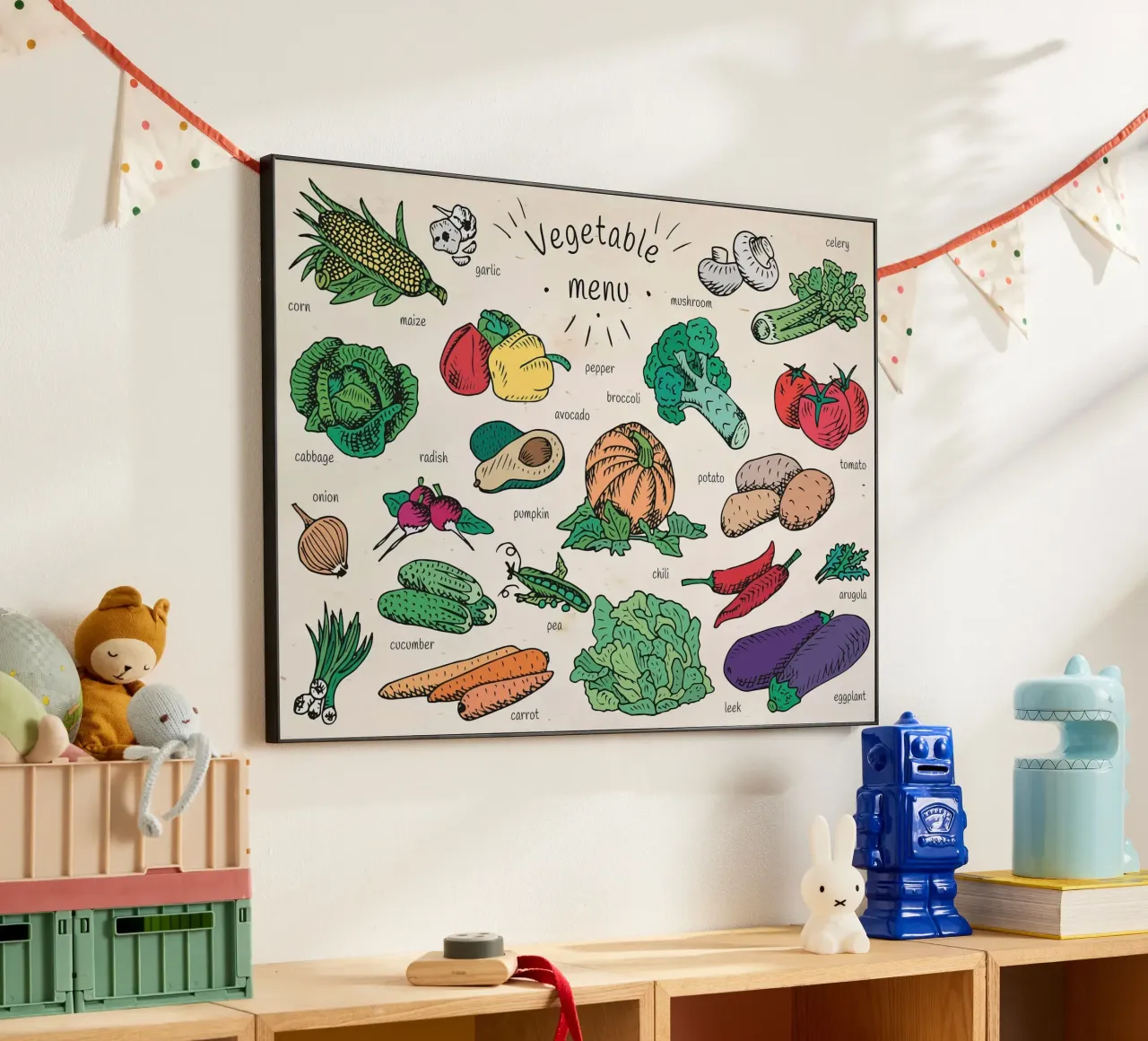 Piccolo menu di verdure alluminio dibond da muench benjamin