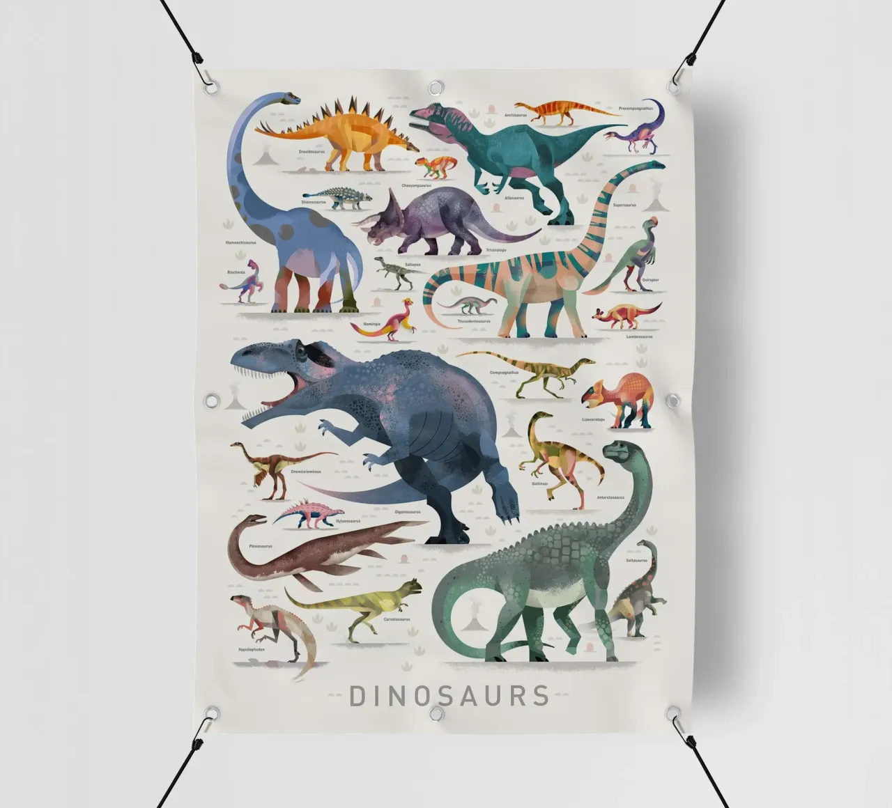 Dinosauri II telo in pvc da muench benjamin