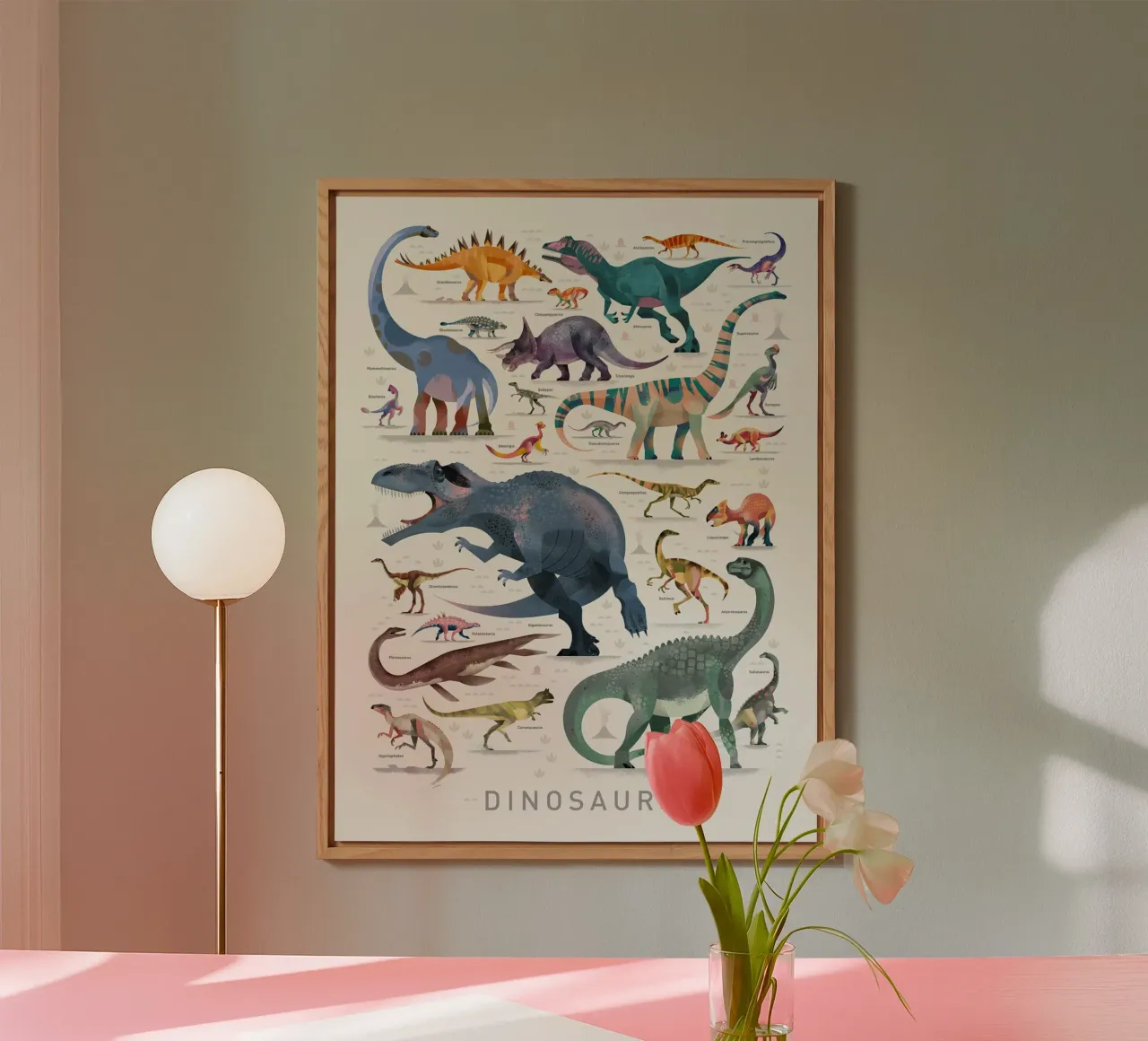 Dinosauri II alluminio dibond da muench benjamin