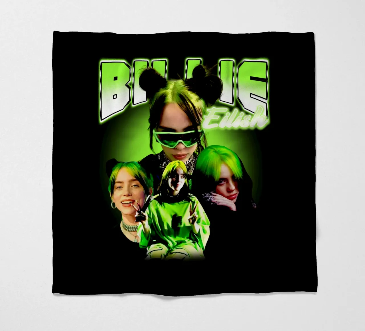 Vintage Bootleg V2 Billie Eilish coperta in pile da https://www.juniqe.com/uk/shop/Henndraws