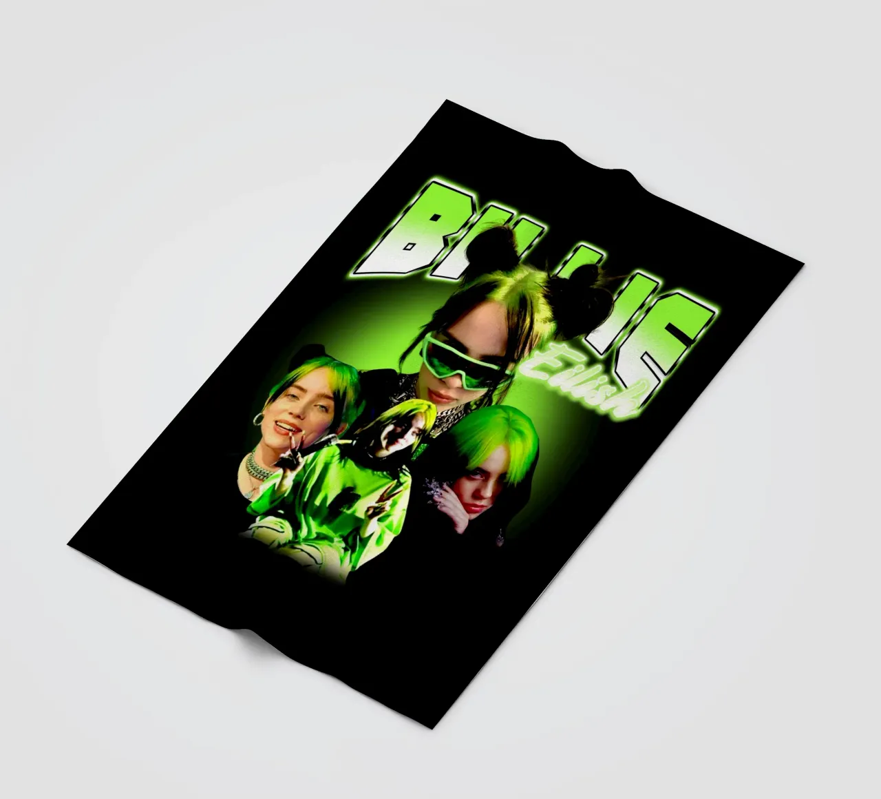 Vintage Bootleg V2 Billie Eilish coperta in pile da https://www.juniqe.com/uk/shop/Henndraws