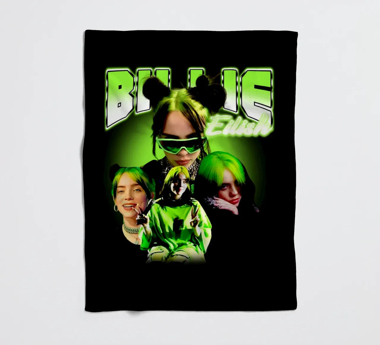 Vintage Bootleg V2 Billie Eilish coperta in pile da https://www.juniqe.com/uk/shop/Henndraws