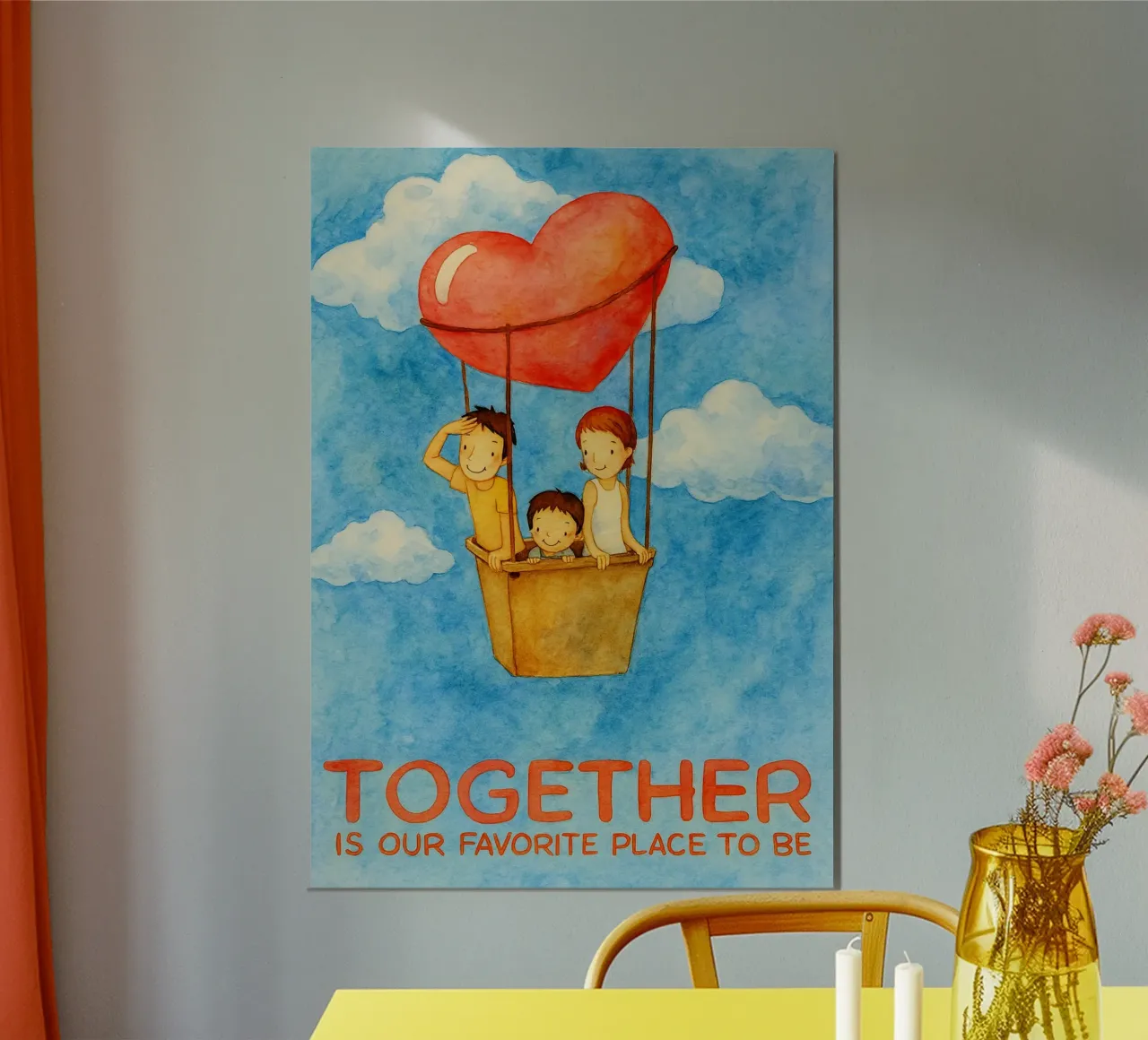 Together family love hahnemühle by Mirage