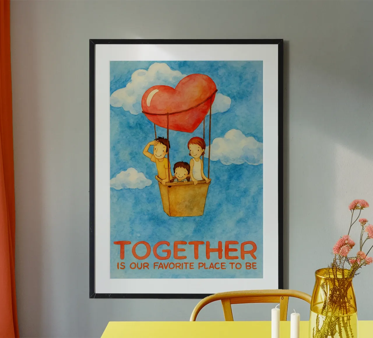 Together family love hahnemühle by Mirage