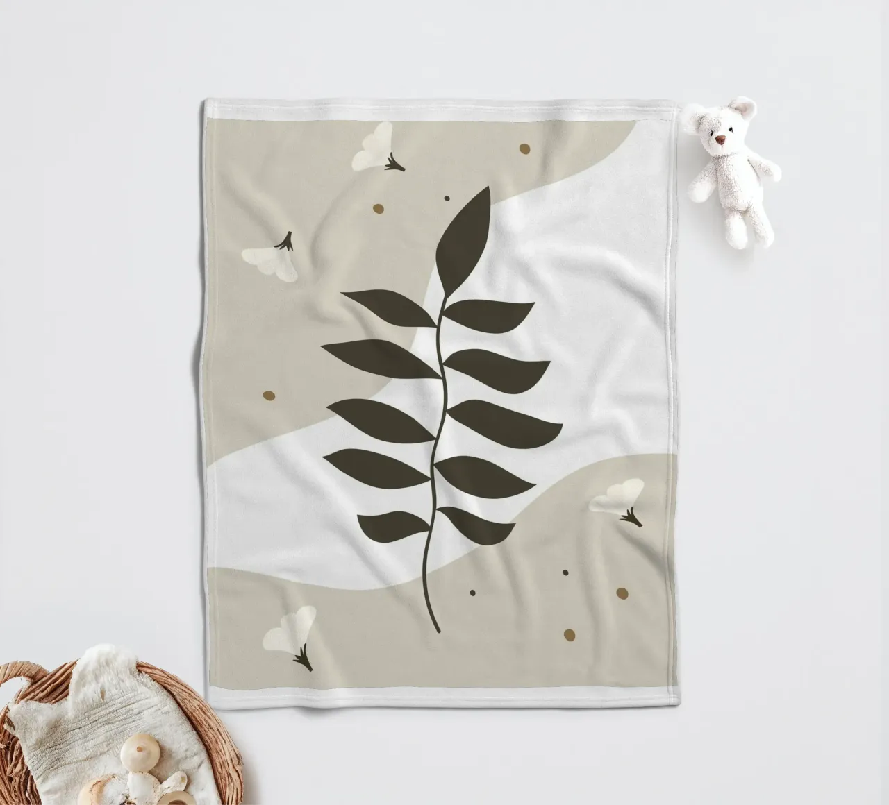 Brezza botanica coperta in pile da Graceful Desine