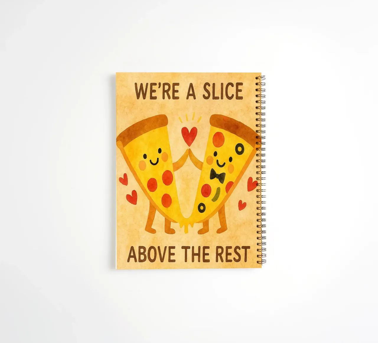 were a slice above the rest spiral notebook by Mirage