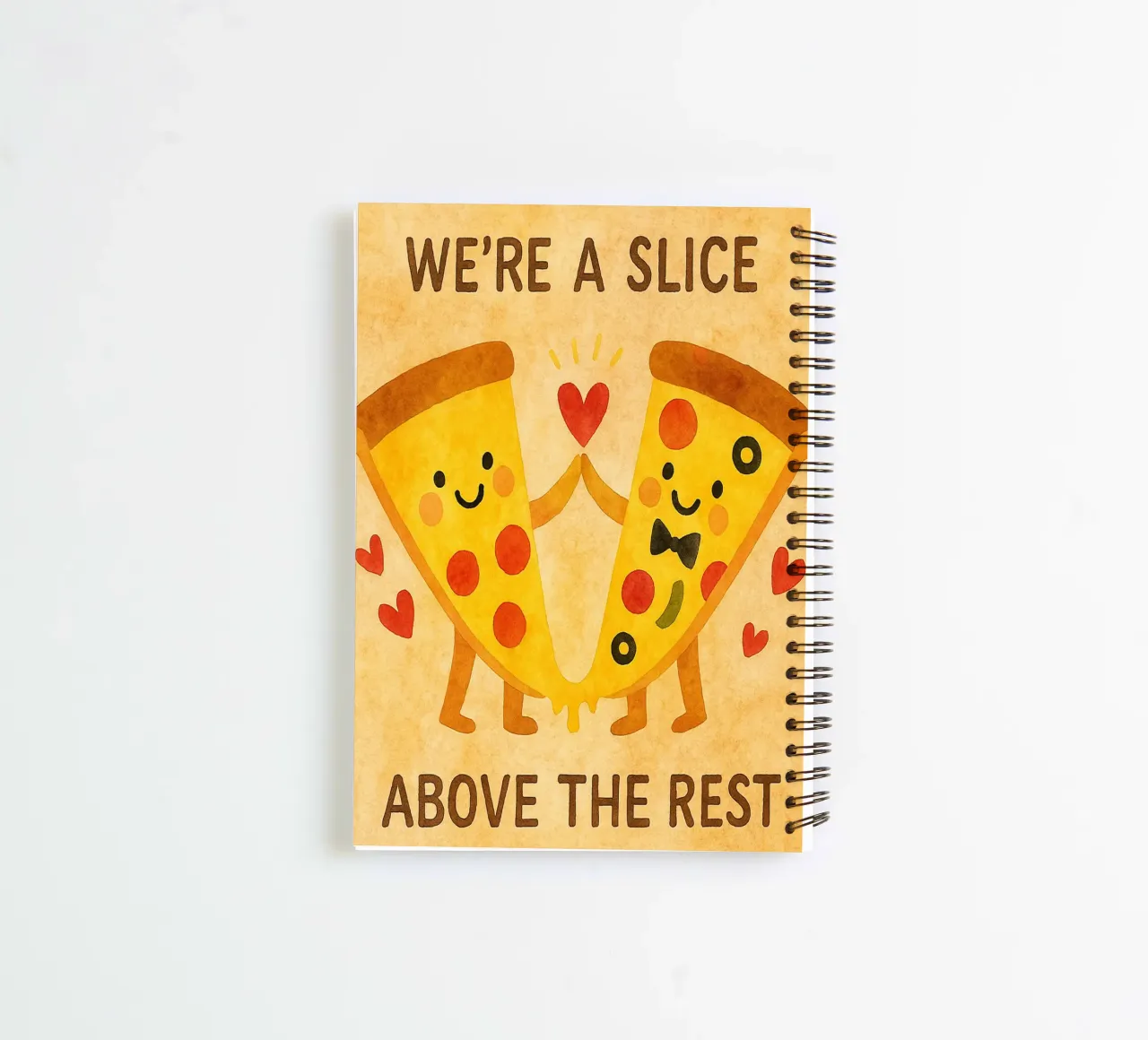 were a slice above the rest spiral notebook by Mirage