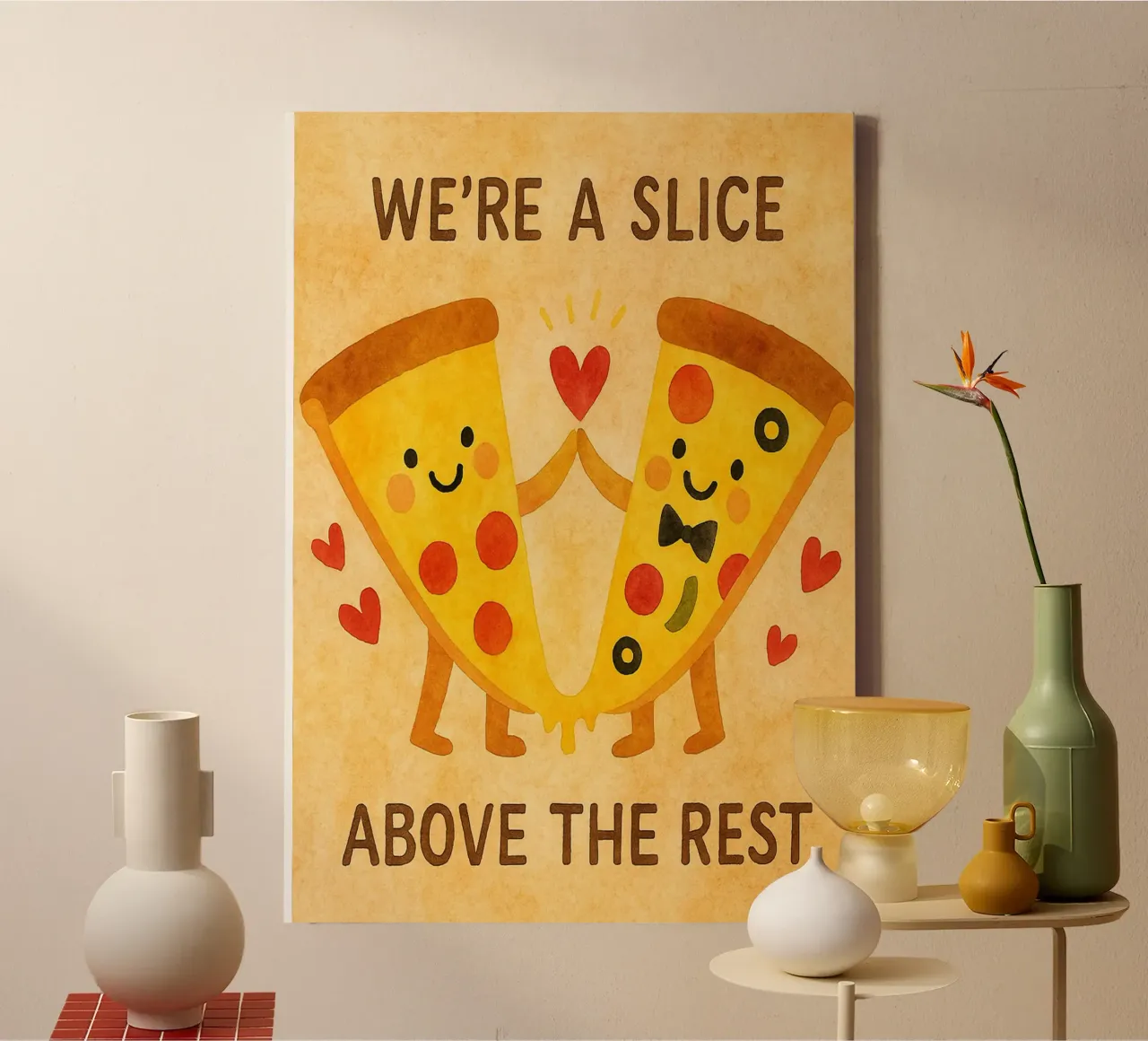were a slice above the rest canvas by Mirage