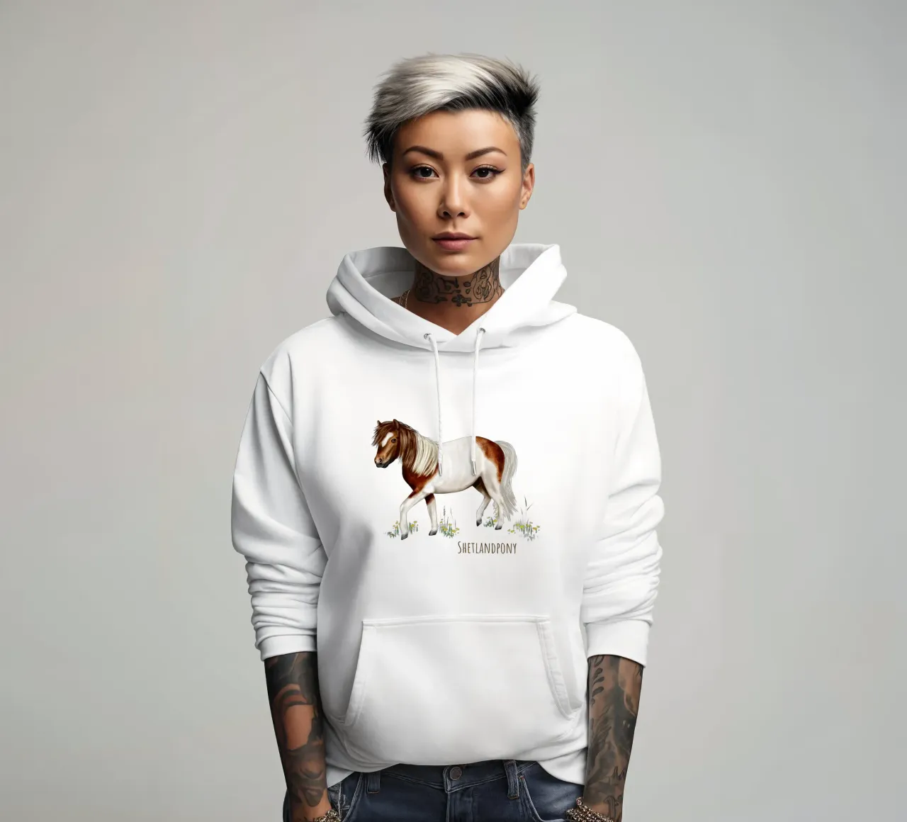 Shetlandpony hoodie by Moonlit Illustrations
